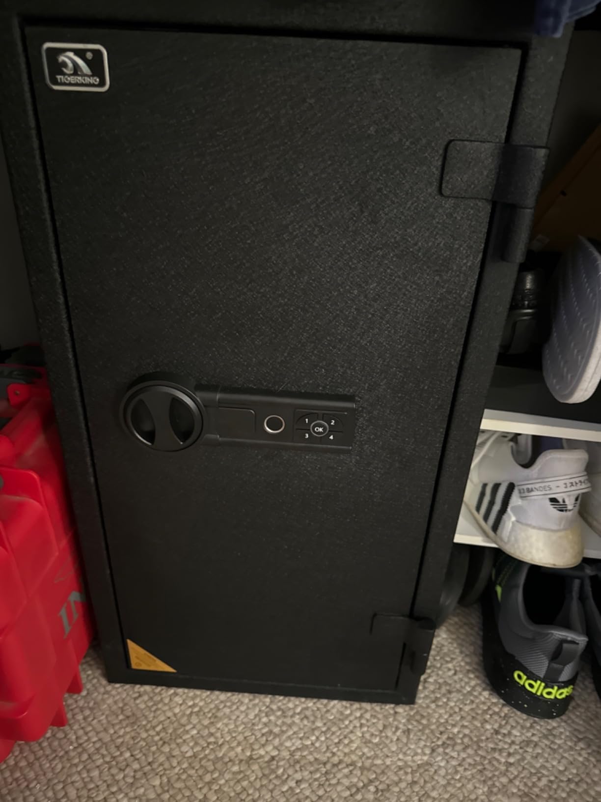 TIGERKING 3.47 Cu Ft Fireproof Safe for Home Office, Medium Heavy Duty Safe For Home, Floor-Mountable, 30-Min Fire Protection At 1700F customer photo 1