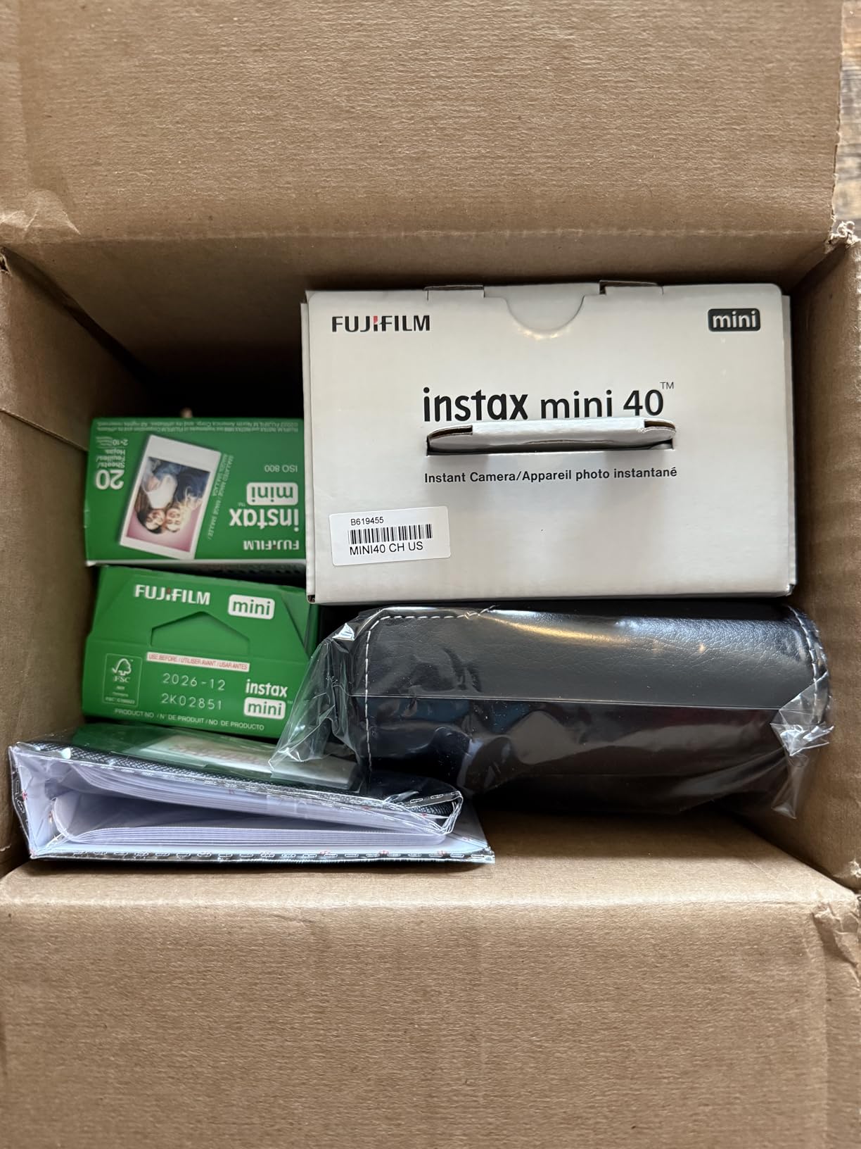 Fujifilm Instax Mini 41 Instant Camera Vintage Black + Value Pack (40 Sheets) + Shutter Accessories Bundle customer photo 1