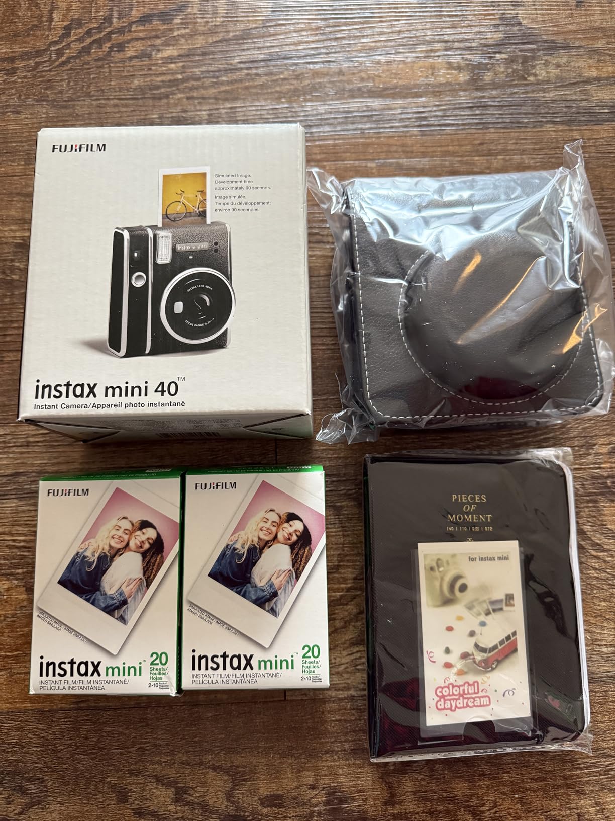 Fujifilm Instax Mini 41 Instant Camera Vintage Black + Value Pack (40 Sheets) + Shutter Accessories Bundle customer photo 2