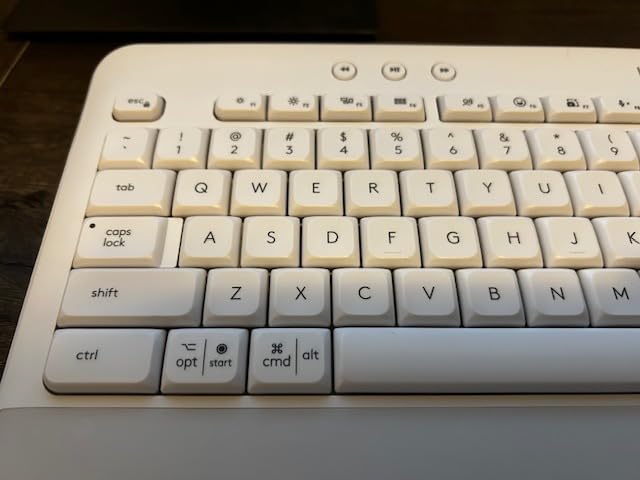 Logitech Signature K650 Comfort Full-Size Wireless Keyboard - Graphite | Full-size with wrist rest, BLE Bluetooth or Logi Bolt USB receiver, deep-cushioned keys, numpad, PC and Mac compatible customer photo 2