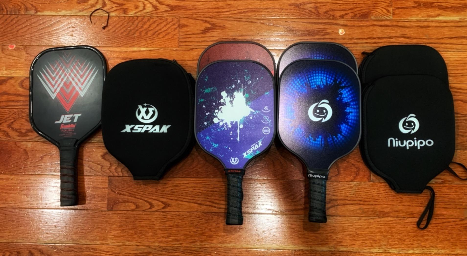 XSPAK PRO Series Thermoformed T700SC Tournament Carbon Fiber Pickleball Paddle, USAPA Certified Honeycomb Core with Comfort Cushion Grip, Dominant Power & Larger Sweet Spot customer photo 1