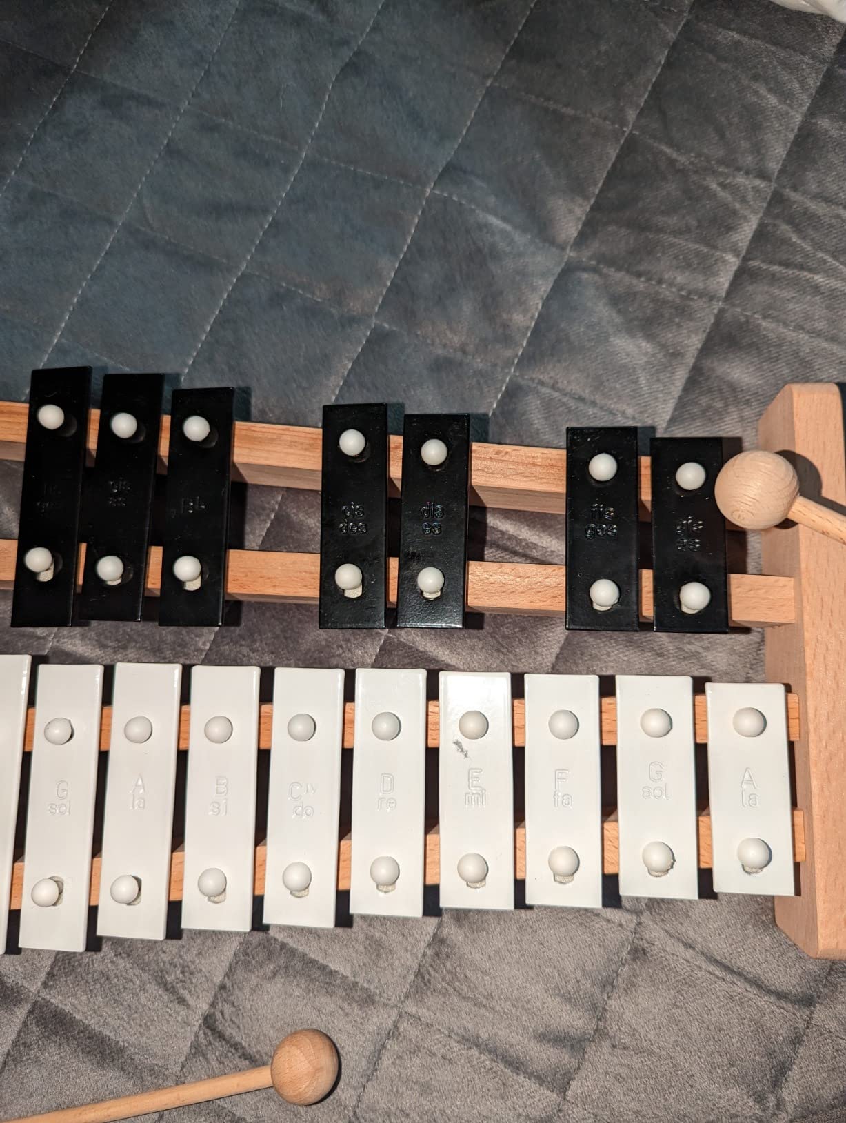 Glockenspiel Xylophone Full Size 27 Notes for Adults and Kids | Glockenspiel Instrument, Adult Xylophone, Classic Keys, 4 Mallets, Carry Case customer photo 1