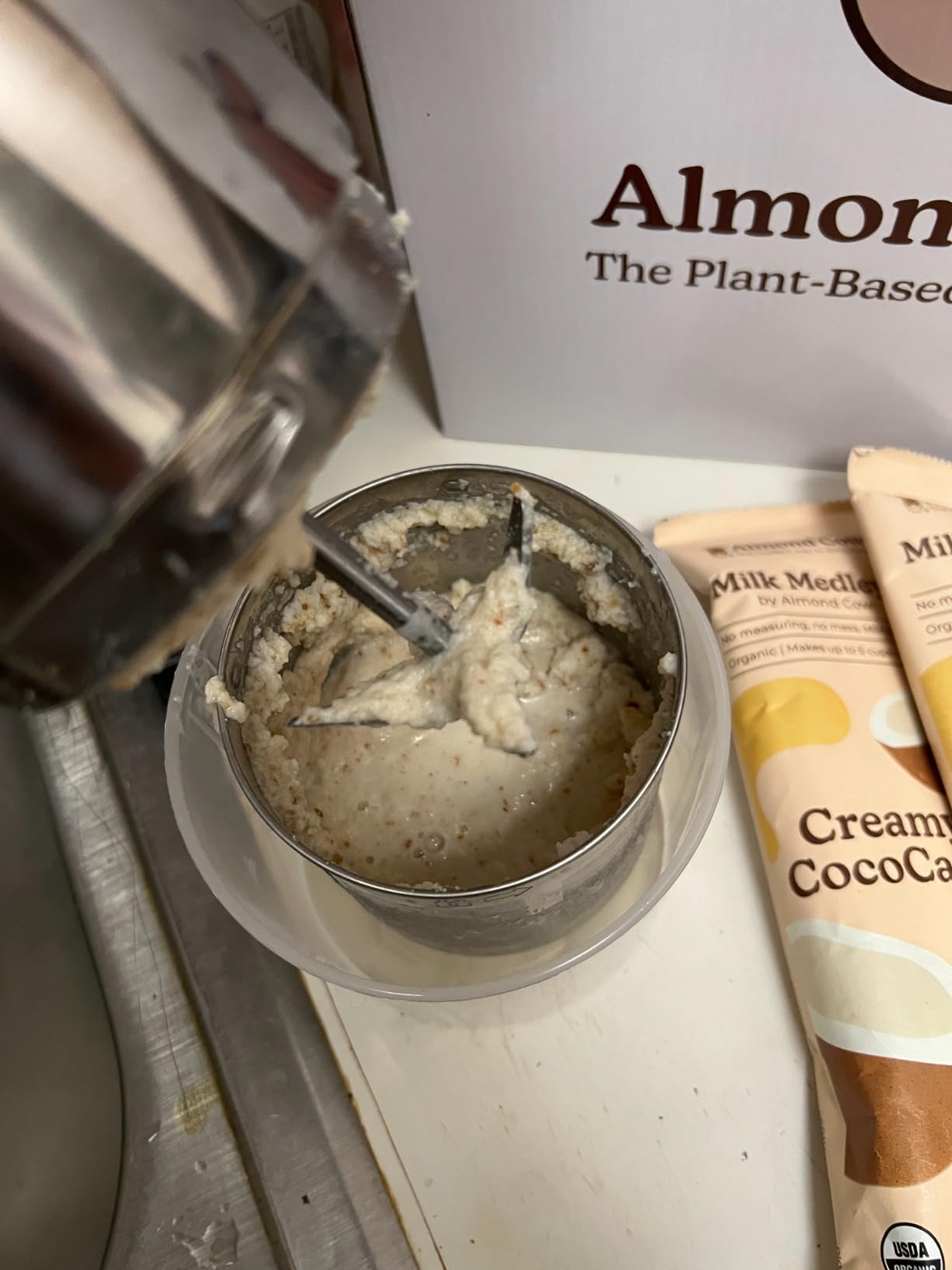 Almond Cow Nut Milk Maker Machine, Plant-Based Milk Maker for Almond, Oat, Cashew, Soy Milk, Stainless Steel, No Straining Needed - Makes 5-6 Cups, 120V customer photo 2