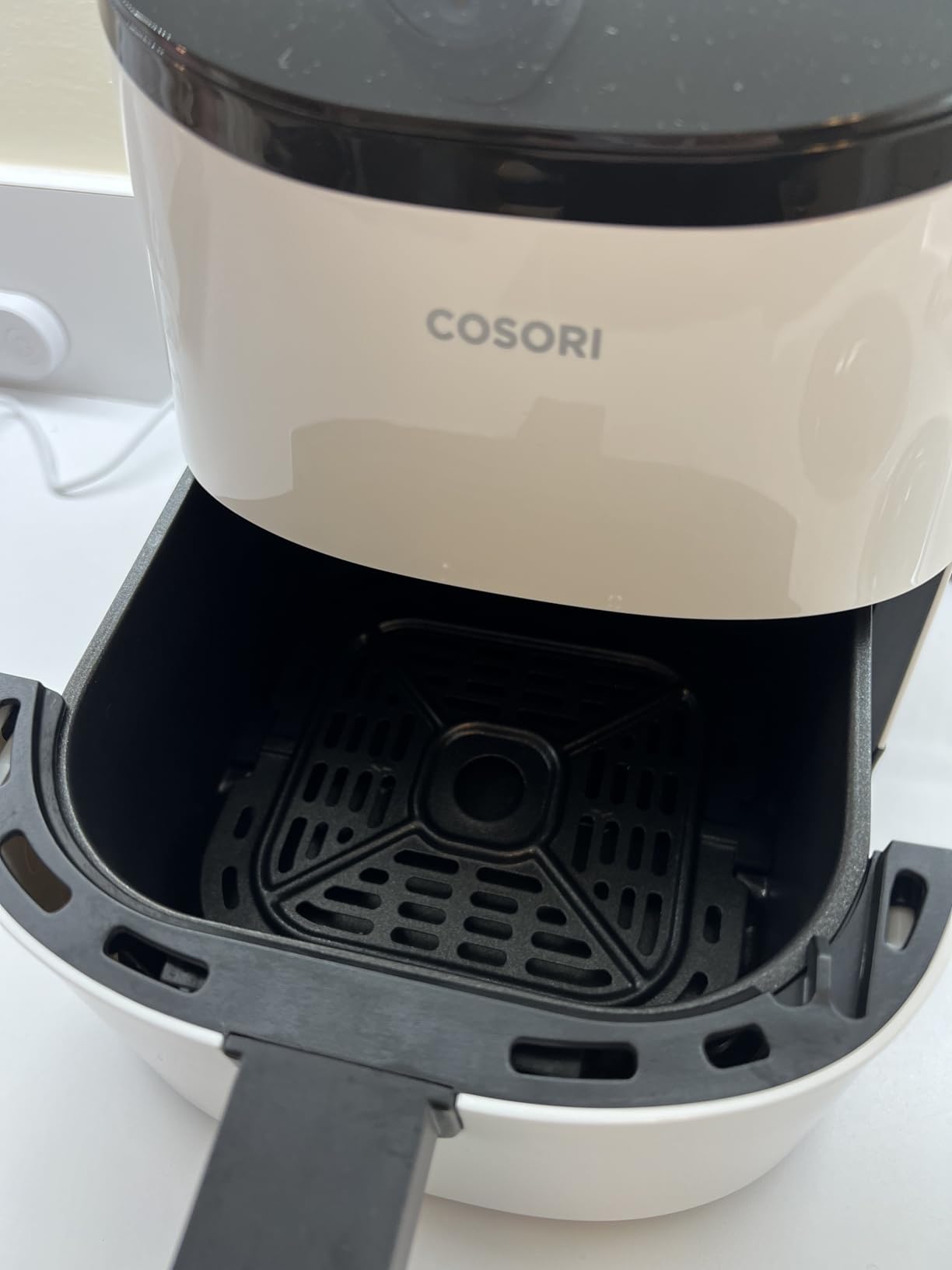 Cosori Lite 2.1 Qt Small Air Fryer, Max 400°F, 4-in-1, 97% less oil, Gray | Ideal for dorms, apartment, RVs, Quiet, Touch control, Air Fry, Bake, Roast, Reheat, Nonstick inner, Dishwasher-Safe Basket customer photo 1