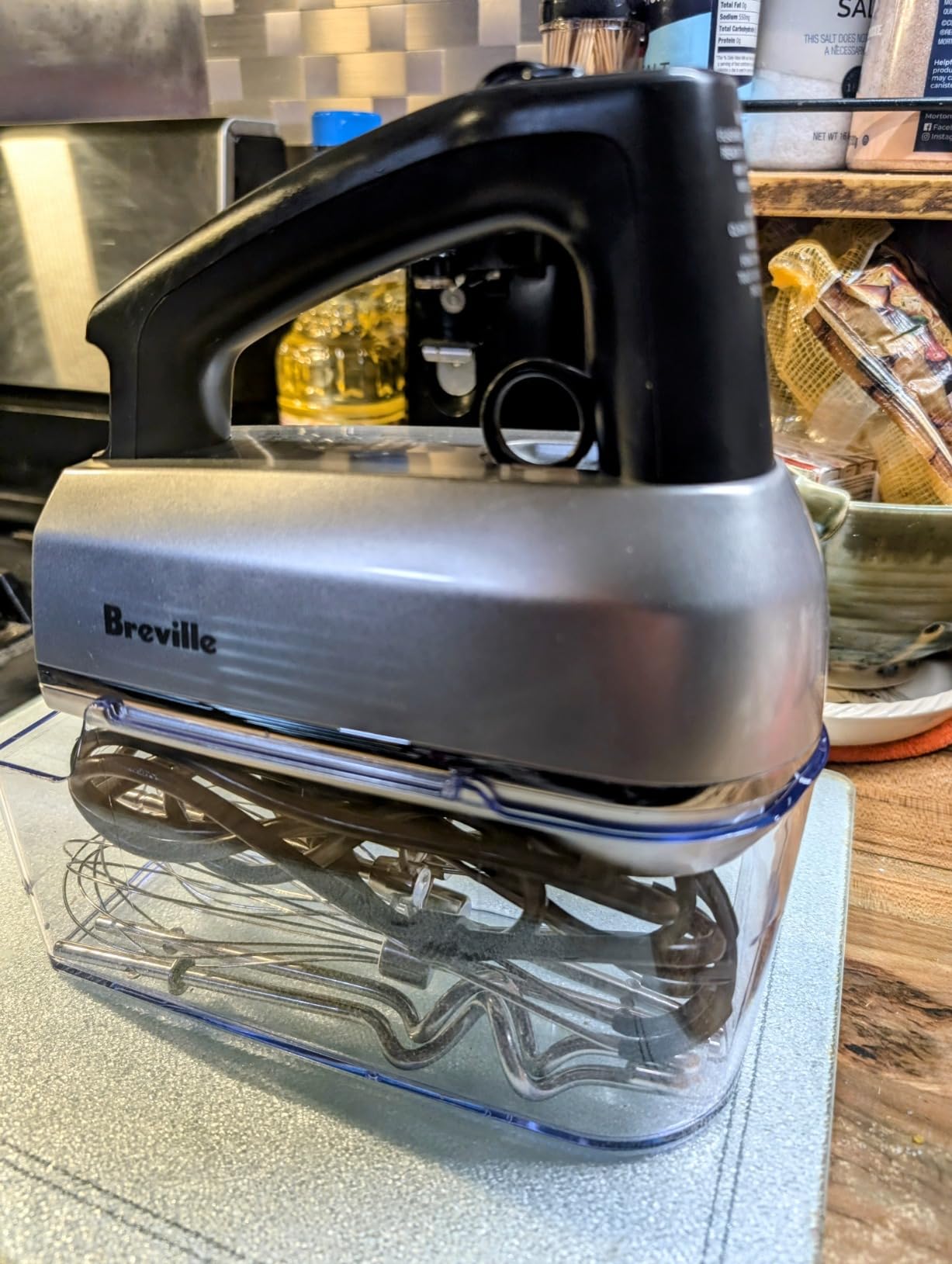 Breville BHM800DBL Handy Mixer for Baking, Damson Blue customer photo 1