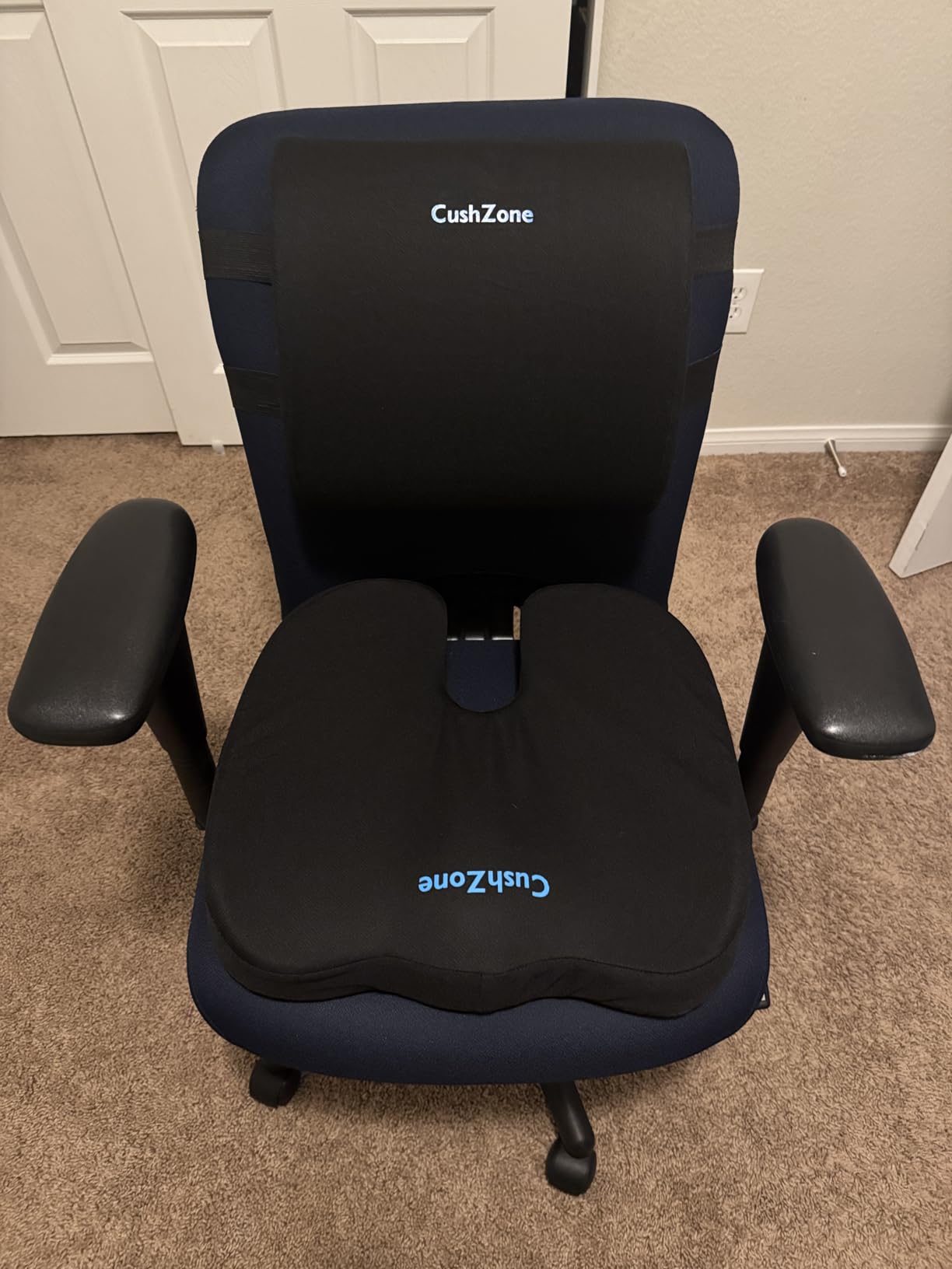 CushZone Ergonomic Seat Cushion & Lumbar Support Pillow customer photo 2