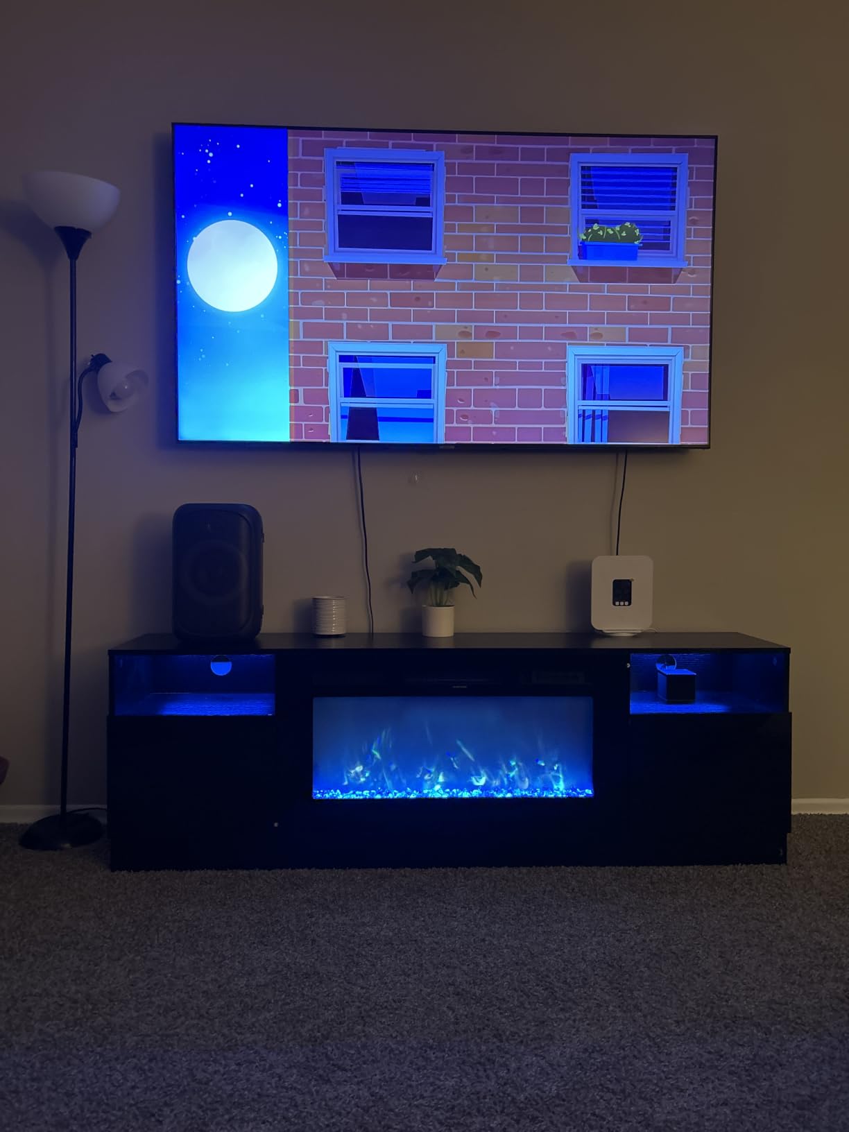oneinmil Fireplace TV Stand with 36