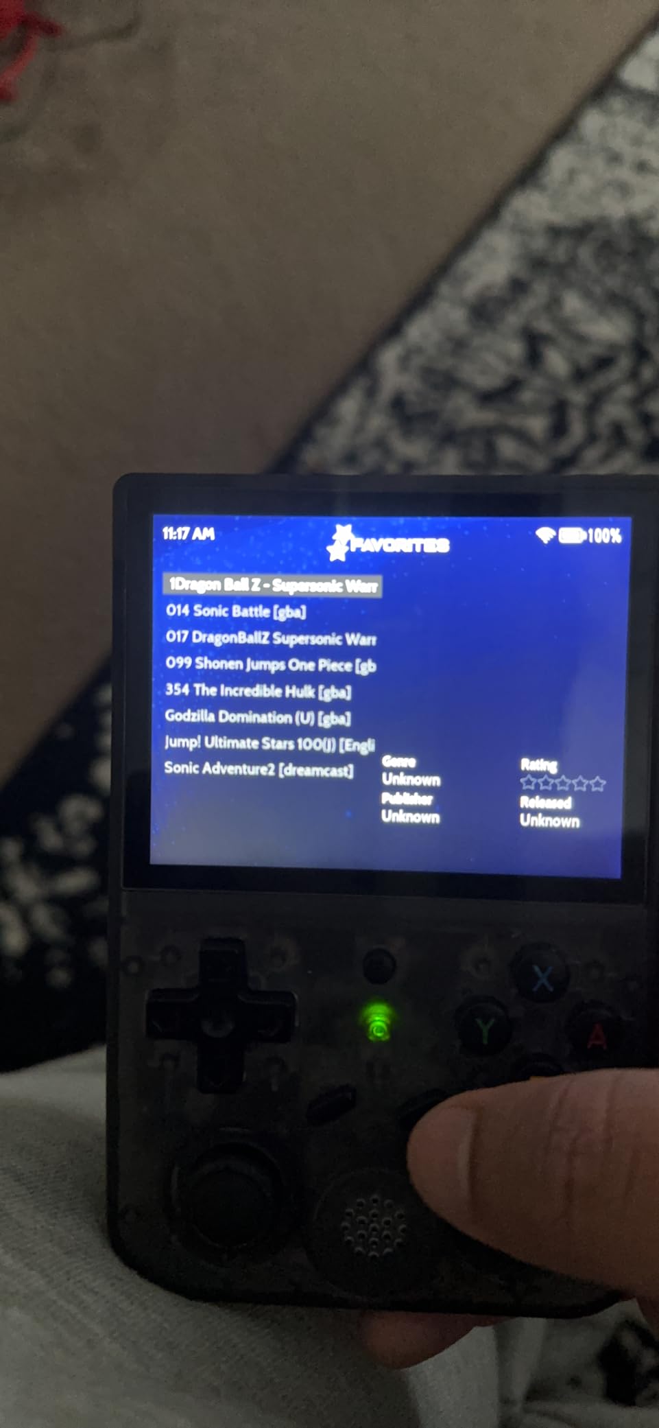 RG353V Retro Handheld Game with Dual OS Android 11 and Linux, RG353V with 64G TF Card Pre-Installed 4452 Games Supports 5G WiFi 4.2 Bluetooth Online Fighting, Streaming and HDMI customer photo 1
