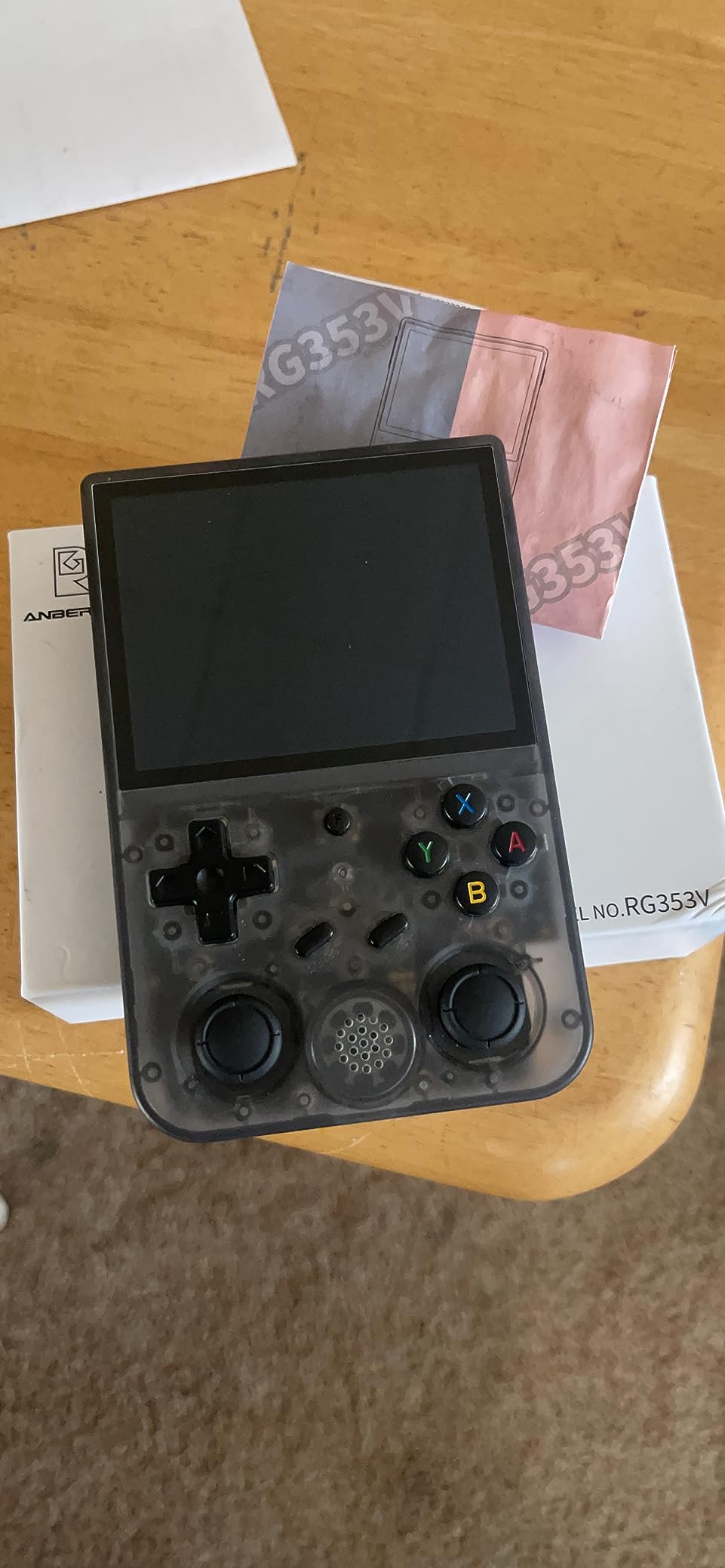 RG353V Retro Handheld Game with Dual OS Android 11 and Linux, RG353V with 64G TF Card Pre-Installed 4452 Games Supports 5G WiFi 4.2 Bluetooth Online Fighting, Streaming and HDMI customer photo 2