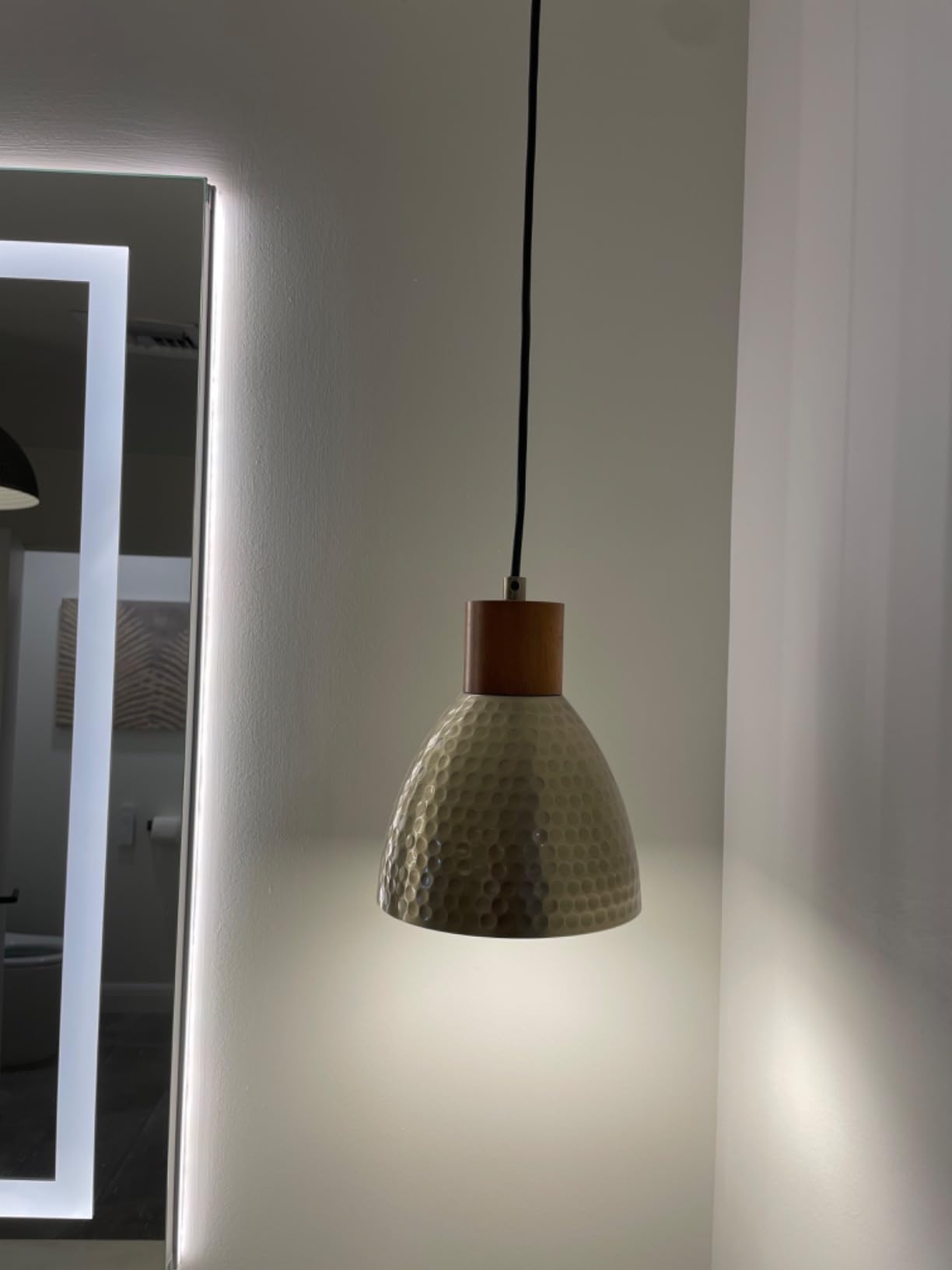 ELYONA Hammered Pendant Lights for Kitchen Island, 7