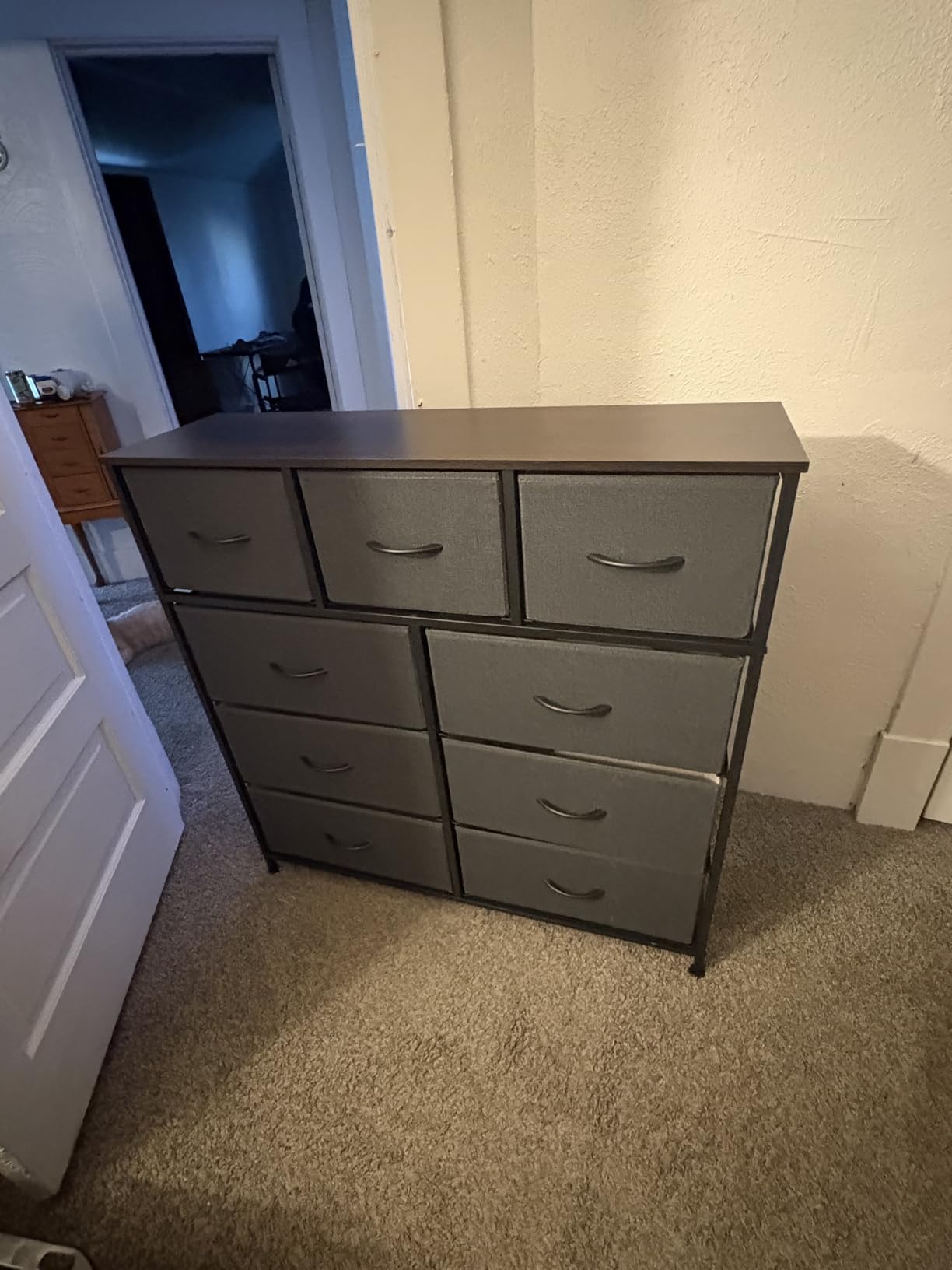 WLIVE Tall Dresser for Bedroom, 9 Drawer Chest of Drawers, White customer photo 1