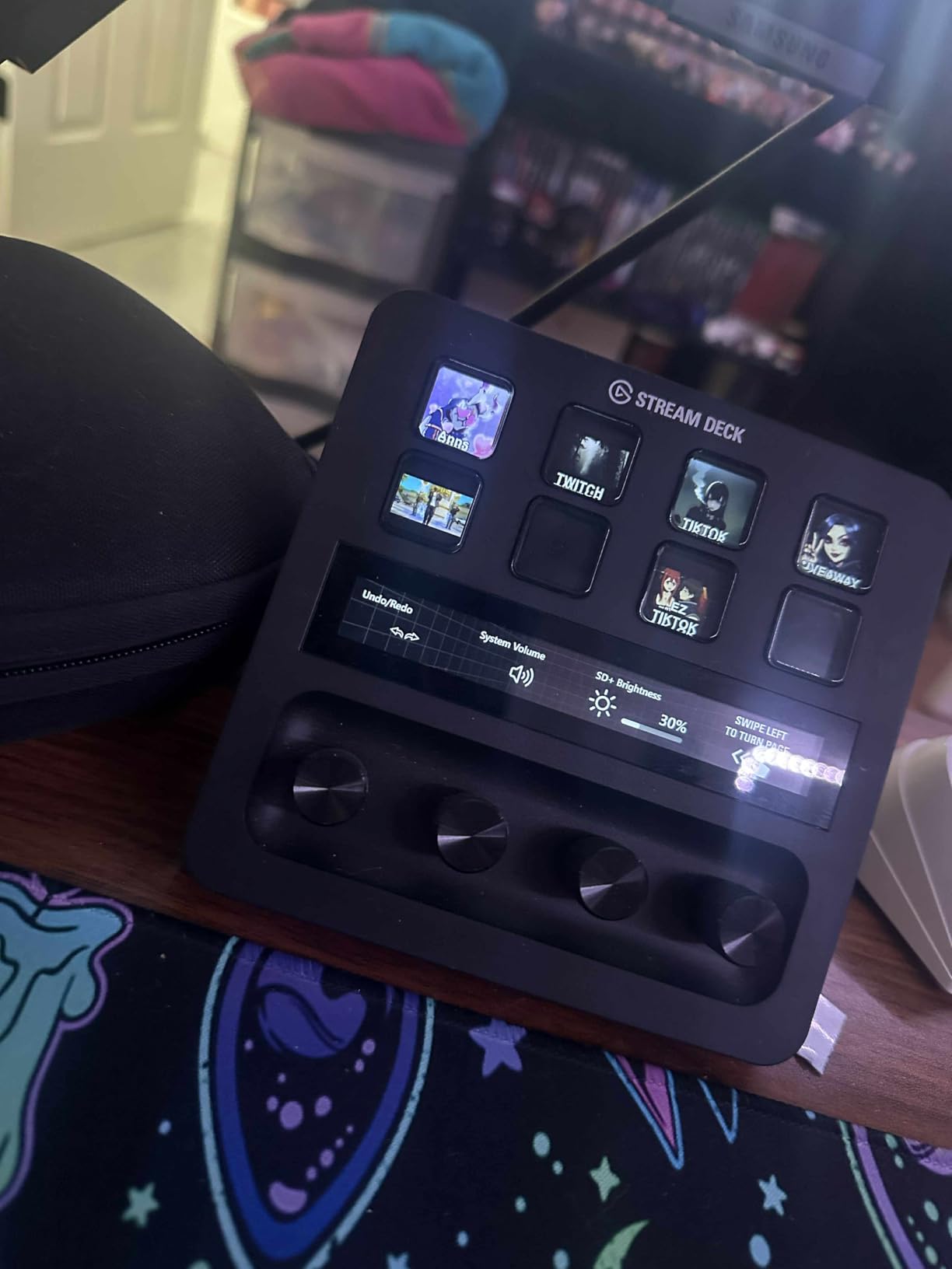 Elgato Stream Deck +, Audio Mixer and Studio Controller | LCD keys, dials and touch strip, Multi actions and smart profiles, Unlocks Wave Link mixing, Works with Mac and PC customer photo 1