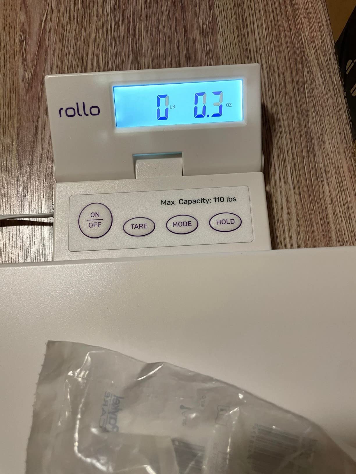 Rollo Shipping Scale for Packages - Digital Postal Scale (110 Lb Max) | Hold and Tare Functions - Includes AC Adapter and 2X AAA Batteries customer photo 2