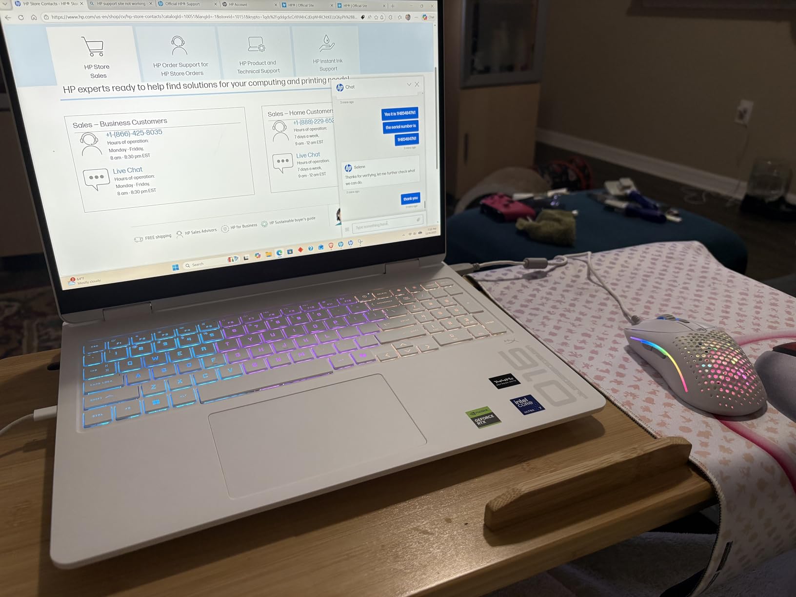 Glorious Model O 2 Wireless Gaming Mouse - Hybrid 2.4GHz & Bluetooth Wireless, 68g Superlight, Long Battery Life, 26k BAMF 2.0 Sensor, RGB, Ambidextrous, 6 Buttons, PTFE Feet - White customer photo 2