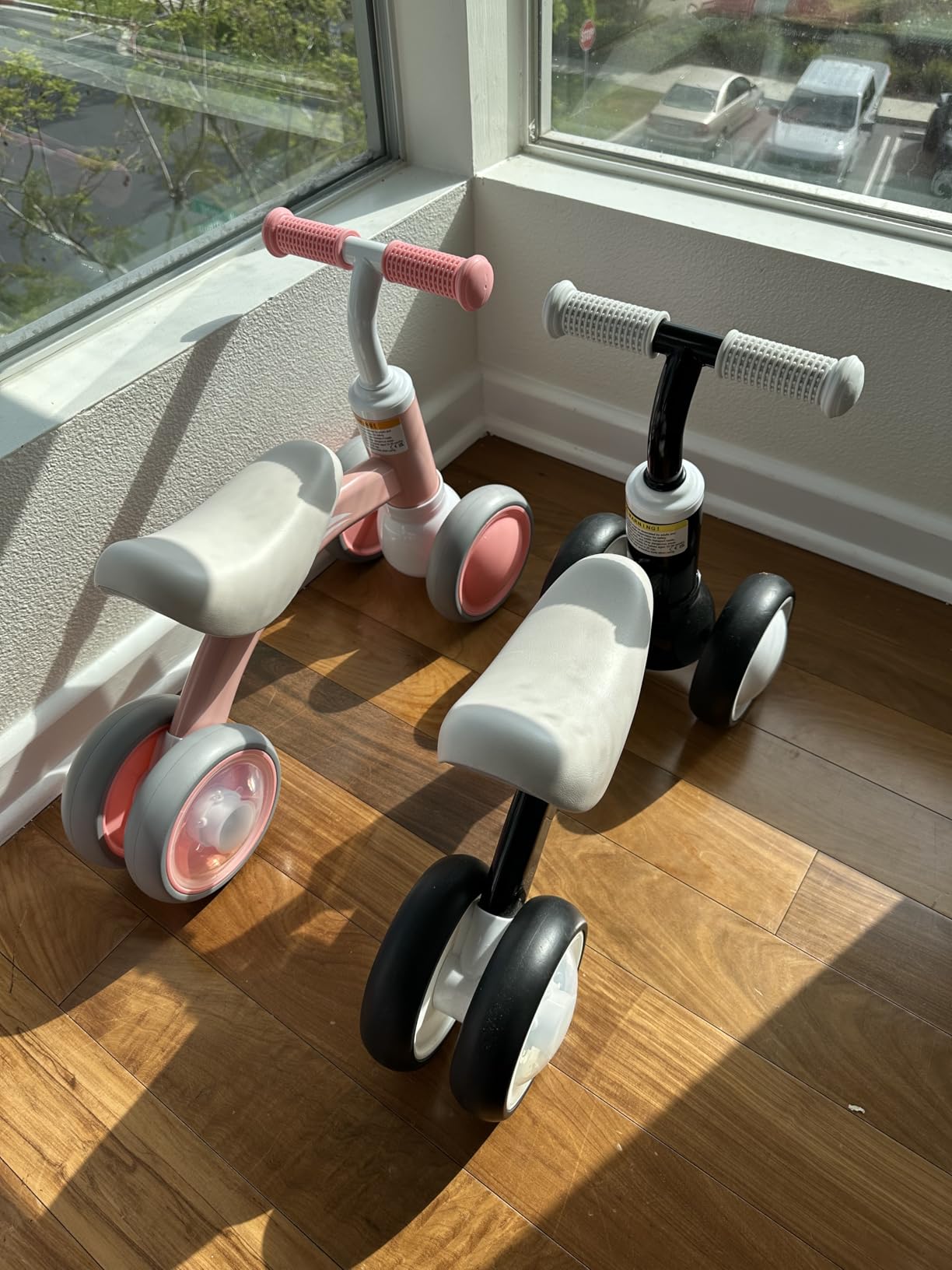 Gamfeiny Colorful Lighting Baby Balance Bike Toys for 1 Year Old Boy Girl Gifts, 10-36 Month Toddler Balance Bike, No Pedal 4 Silence Wheels & Soft Seat First Riding on Toys, 1st Birthday Gifts customer photo 2