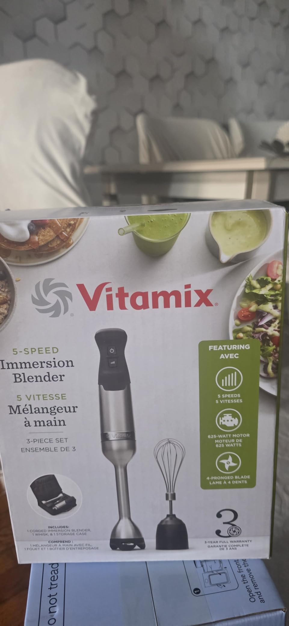 Vitamix 5-Speed Immersion Blender 3-Piece Bundle, Stainless Steel/Black customer photo 1