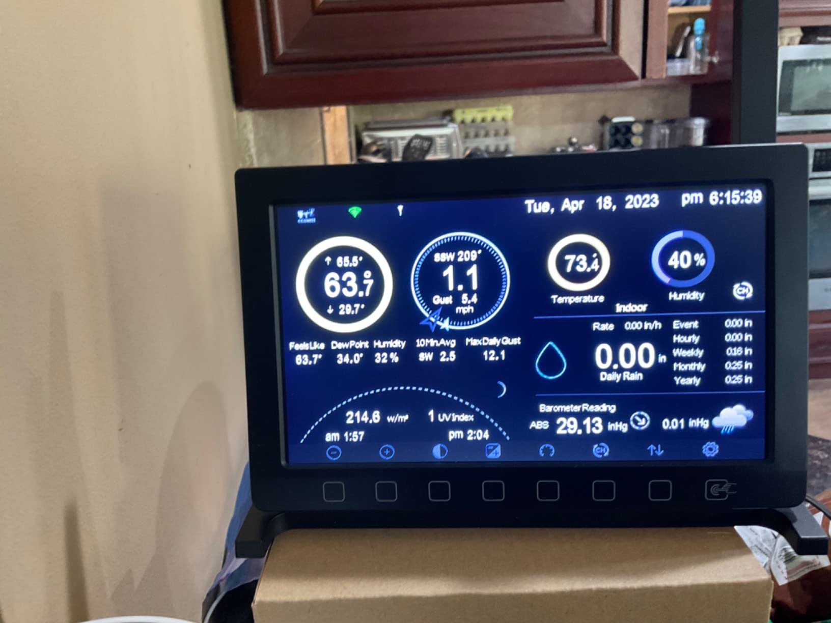 ECOWITT Wittboy Pro Weather Station HP2564, with 7 Inch HP2560 TFT Display Console and WS90 Outdoor Weather Sensor, Supports WU/WeatherCloud/Wow/Ecowitt Servers, 915 MHz customer photo 2