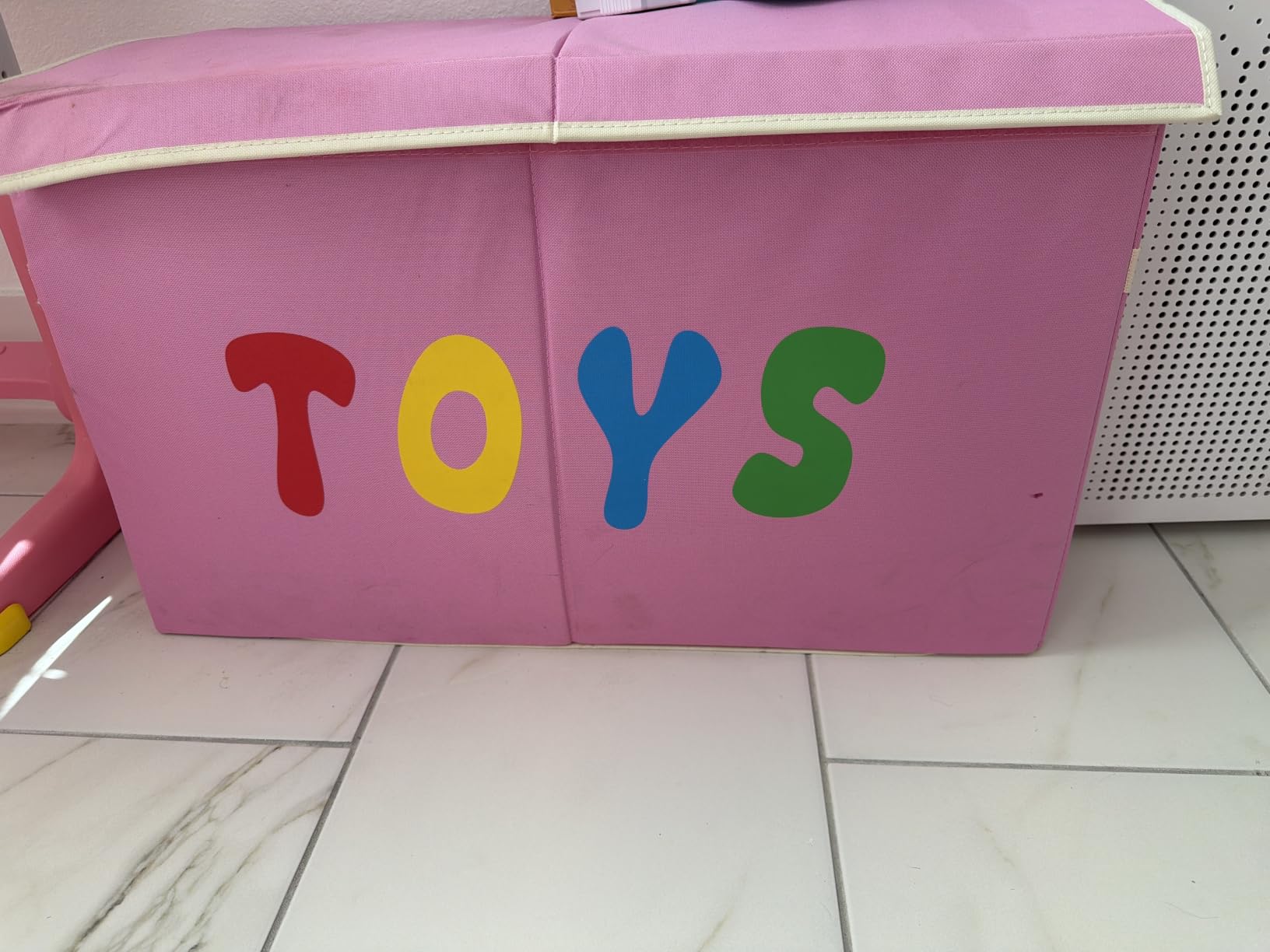 YOLOXO Toy Box Chest, Collapsible Sturdy Storage Bins with Lids customer photo 1