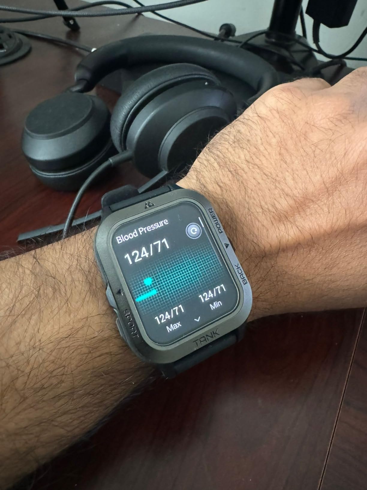 AMAZTIM M2 Smart Watch, 5 ATM & IP69K Waterproof, Extra-Long Battery Life | Rugged Military Design, Bluetooth Call, 1.85