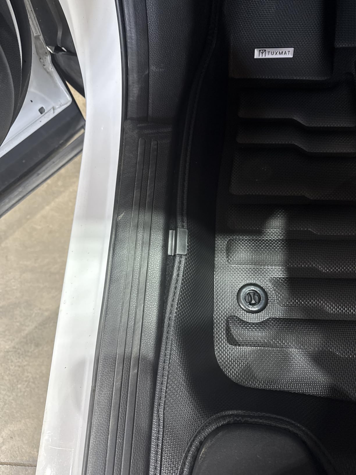 TuxMat - for Honda CR-V 2023-2026 Models - Custom Car Mats - Maximum Coverage, All Weather, Laser Measured - This Full Set Includes 1st and 2nd Rows customer photo 2