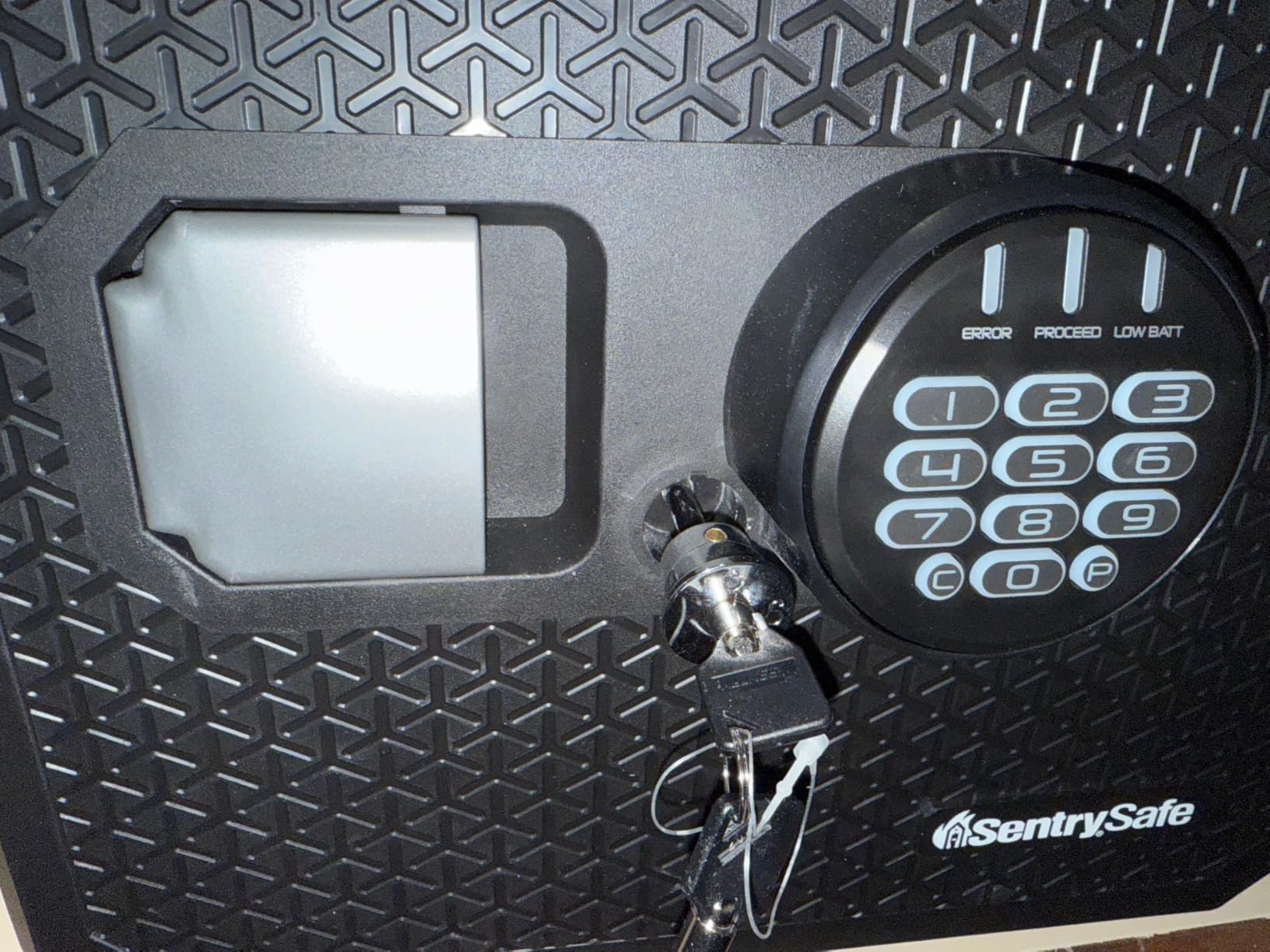 SentrySafe Fireproof and Waterproof Large Safe with Backlit Digital Keypad and Override Key, 0.81 Cubic Feet, FPW082HTC customer photo 2