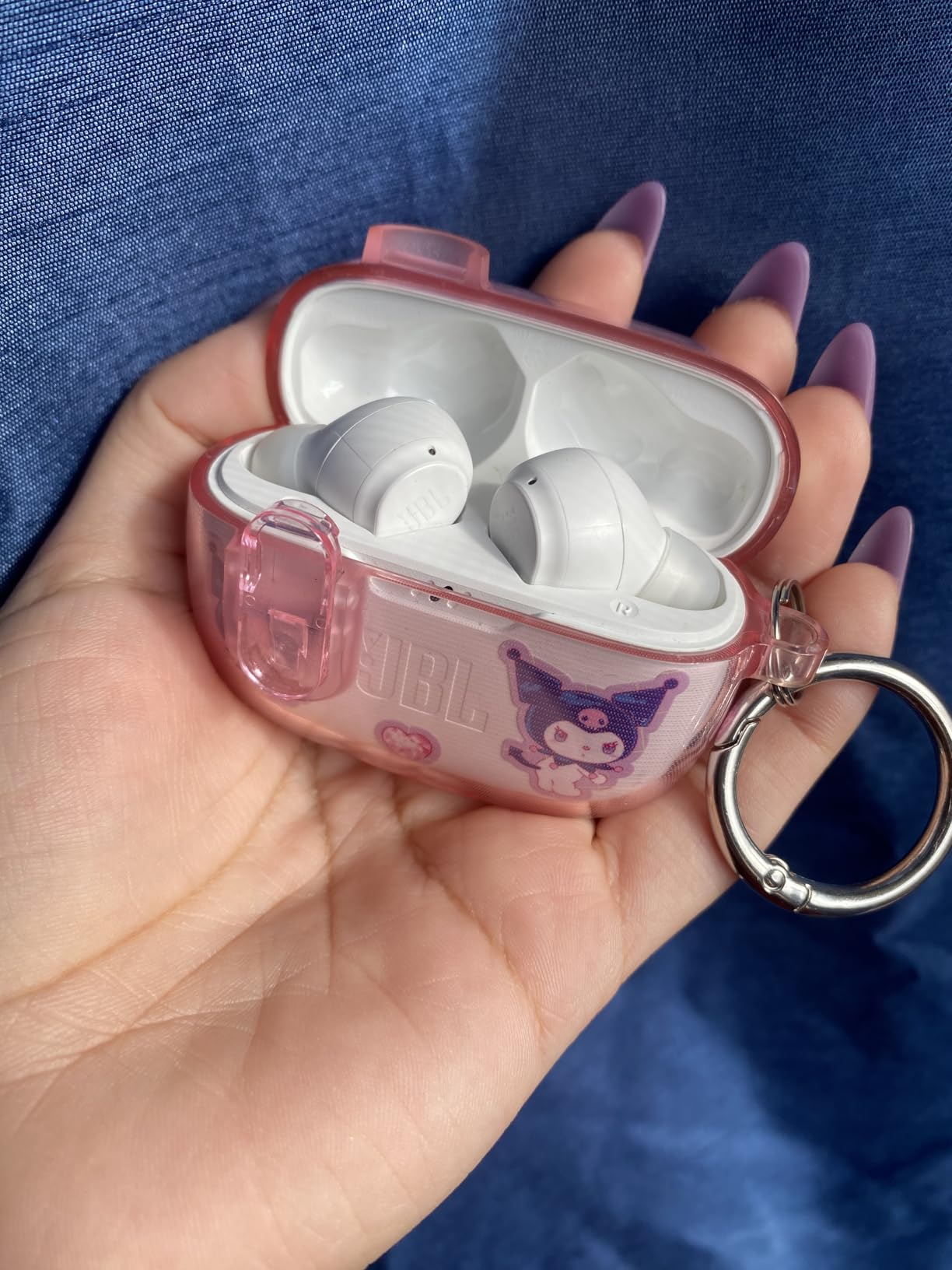 JBL Vibe Beam - True Wireless Earbuds - White | JBL Deep Bass Sound, Comfortable fit, Up to 32 8h 24h total hours of battery life with speed charging customer photo 2