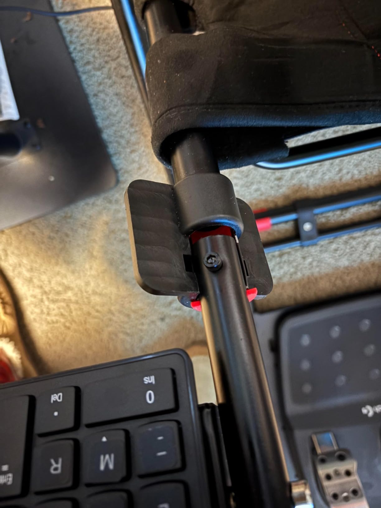 RACGTING Racing Simulator Cockpit for G920 G29 G923, Foldable Racing Simulator for Thrustmaster T248X T248 T300 T150 458 TX PS5 PS4 PC customer photo 1