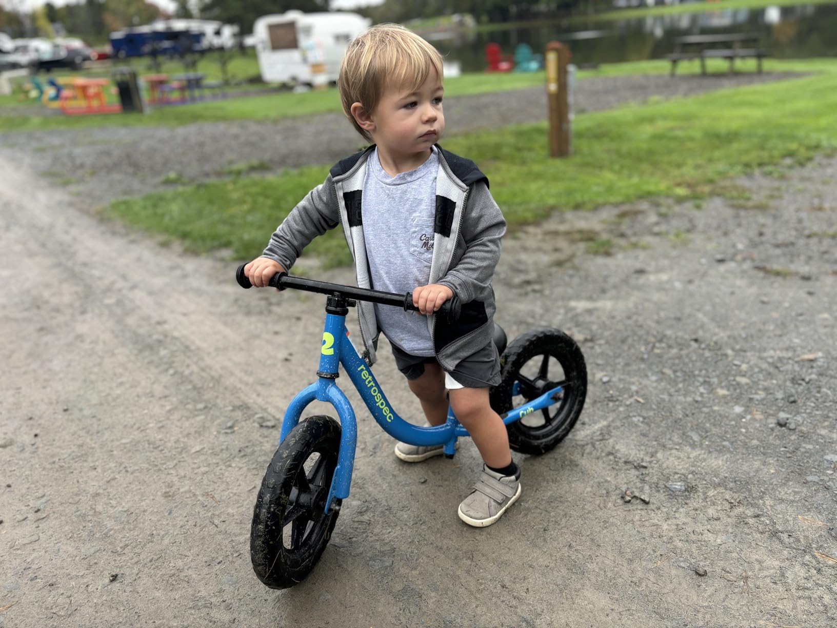 Retrospec Cub Toddler Balance Bike for Ages 18 Months - 3 Years - 12in No-Pedal Beginner Bicycle with Adjustable Seat, Puncture-Proof Tires & Safe Low Frame Design customer photo 2