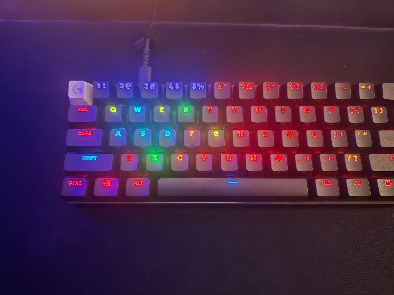 Logitech G PRO X 60% Wireless Gaming Keyboard (Tactile Optical) - Black | Lightspeed, ultra-compact TKL 60% mechanical, for Windows PC, LIGHTSYNC RGB, dual-shot PBT keycaps, optical switches customer photo 1