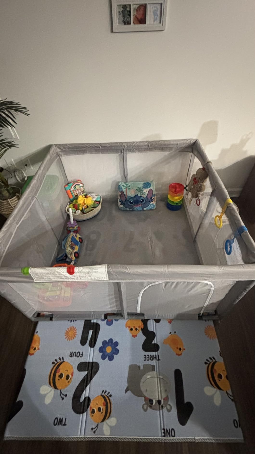 Hiaksedt Baby Playpen 50x50 Inch, Safety Play Yard with Soft Breathable Mesh customer photo 1