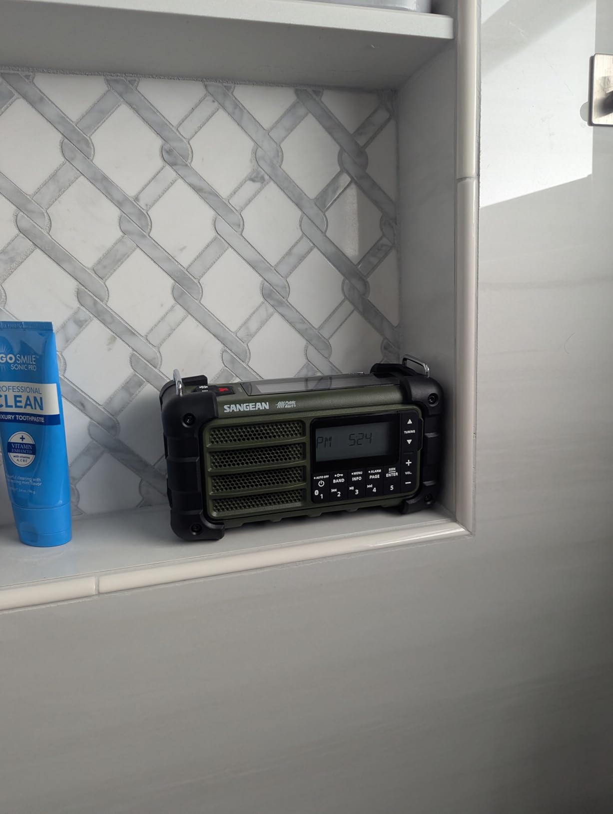 Sangean MMR-99 AM/FM Bluetooth Weather Emergency Radio, Multi-Powered customer photo 2