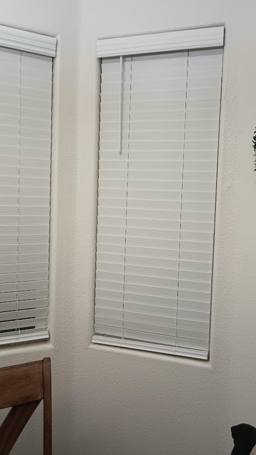 Lotus & Windoware Cordless, 2 Inch Faux Wood Blind, 34