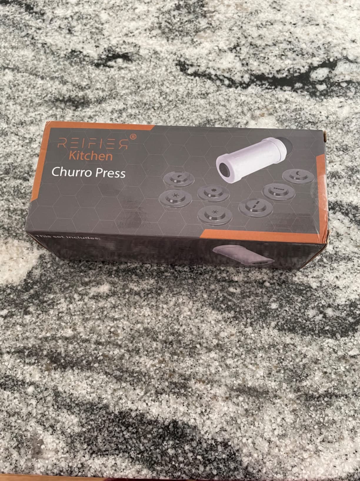Churrera Churro Maker Machine - Free Recipe eBook Included - 8 Interchangeable Discs - Churros Maker Machine - Cookie Machine customer photo 1