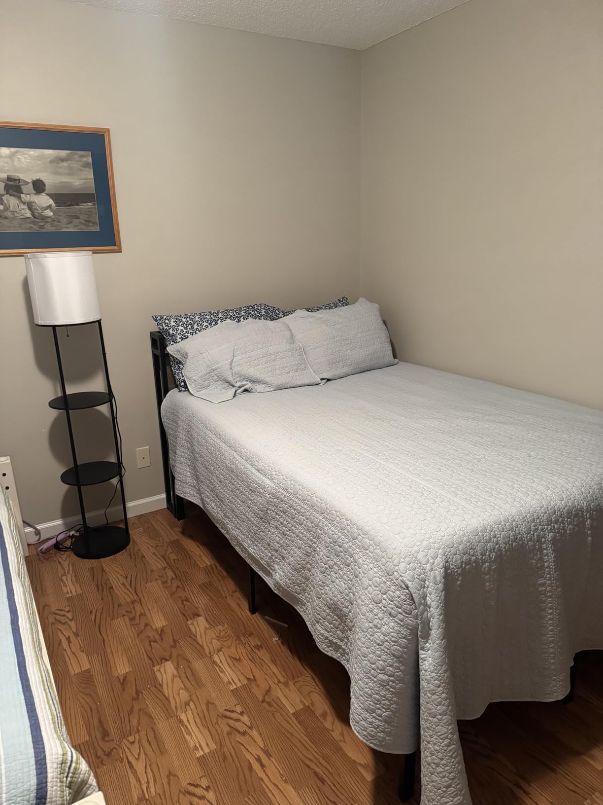 HOOBRO King Size Headboard, Headboard with 2 Outlets and 4 USB Ports, Adjustable Height, Storage Rack, Sturdy and Stable, Easy Assembly, Rustic Brown and Black customer photo 2