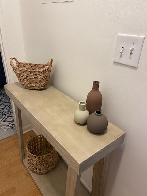 Plank+Beam Classic Console Table, with Shelf, 46 Inch, Walnut | Non-Toxic Finishes, Versatile Design, Built-In Storage, Elegant Details, Easy Assembly, Quick Setup, Solid Wood customer photo 1