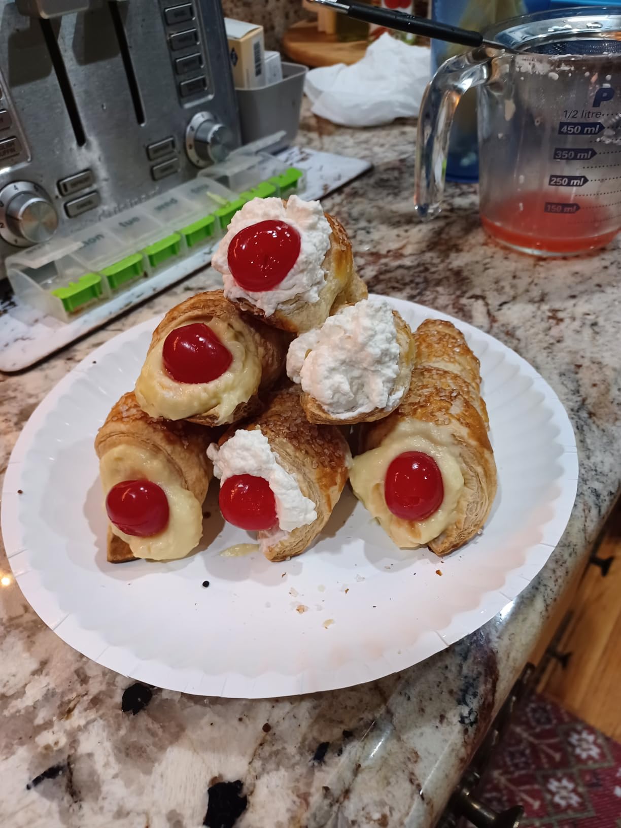 10 Pack Large Cream Horn Forms 5-inch, Non-stick Horns Pastry Mould Croissant Baking Forms for Baking Croissants Bead, Chocolate Croissant, Brioche Rolls, Ice Cream Cone Party Dessert customer photo 1
