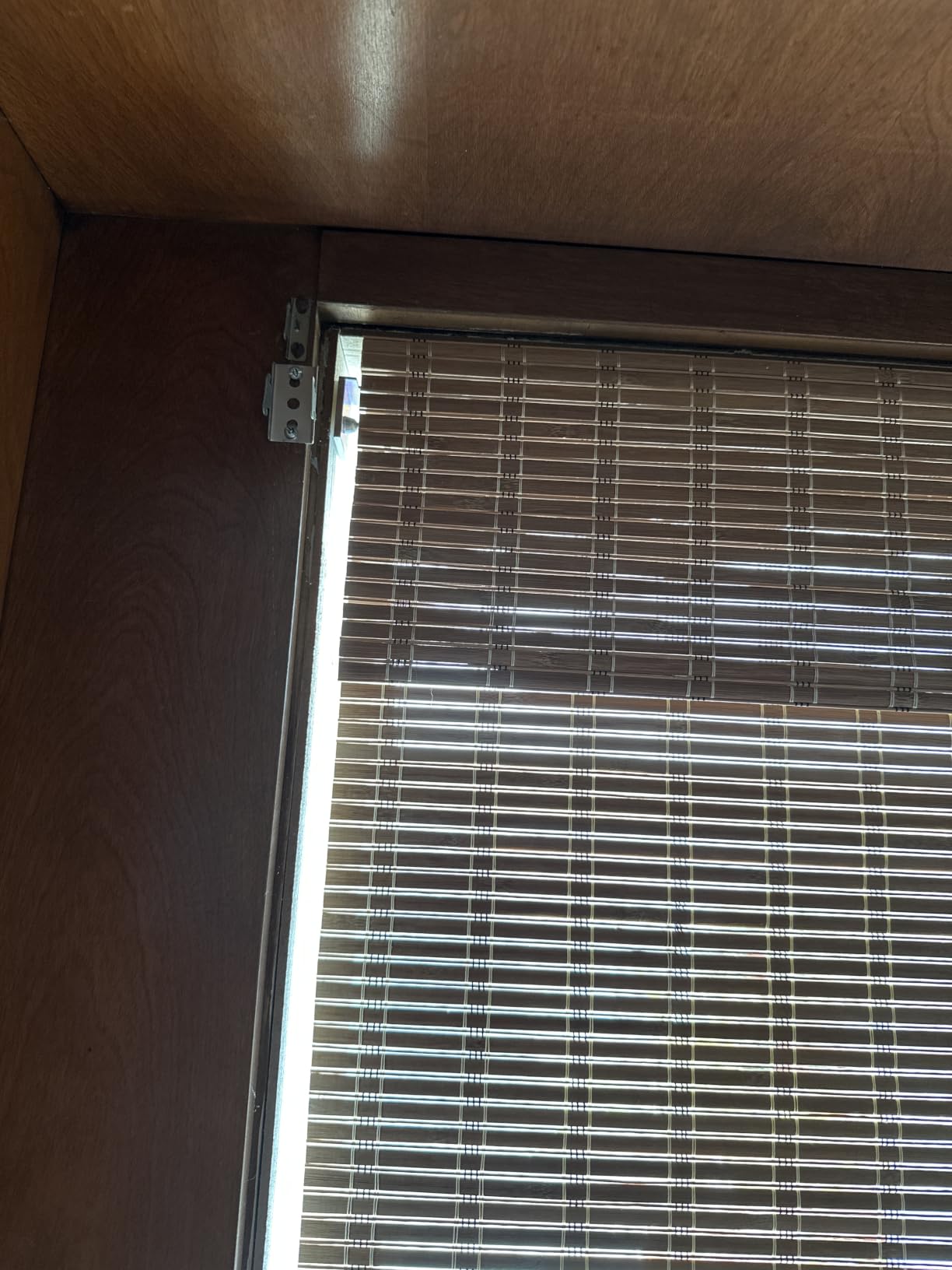 LazBlinds No Drill Cordless Bamboo Roman Shades, 47