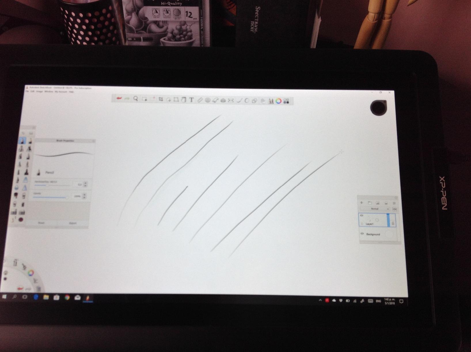 XPPen Artist Pro 14 Gen2 Drawing Tablet with Screen 14 inch Graphic Art Tablet, Full Laminated Anti-Glare Screen, 16384 Pressure Levels, X3 Pro Battery-Free Stylus, 123% sRGB, Tilt Stand, Mini Keydial customer photo 2