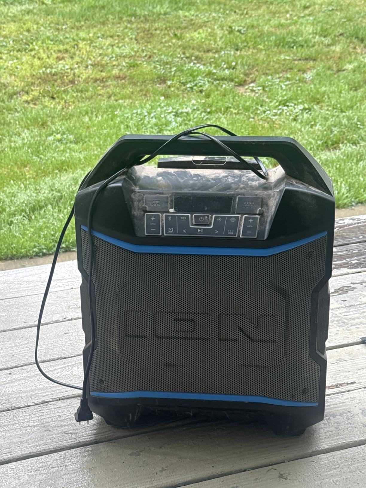 ION Block Rocker 120W Bluetooth Outdoor Speaker with Wheels | Water Resistant, Radio, Karaoke Mic, USB Charging, Stereo Linking, Bass BOOST and App Control, for Parties and Outdoor Events customer photo 2
