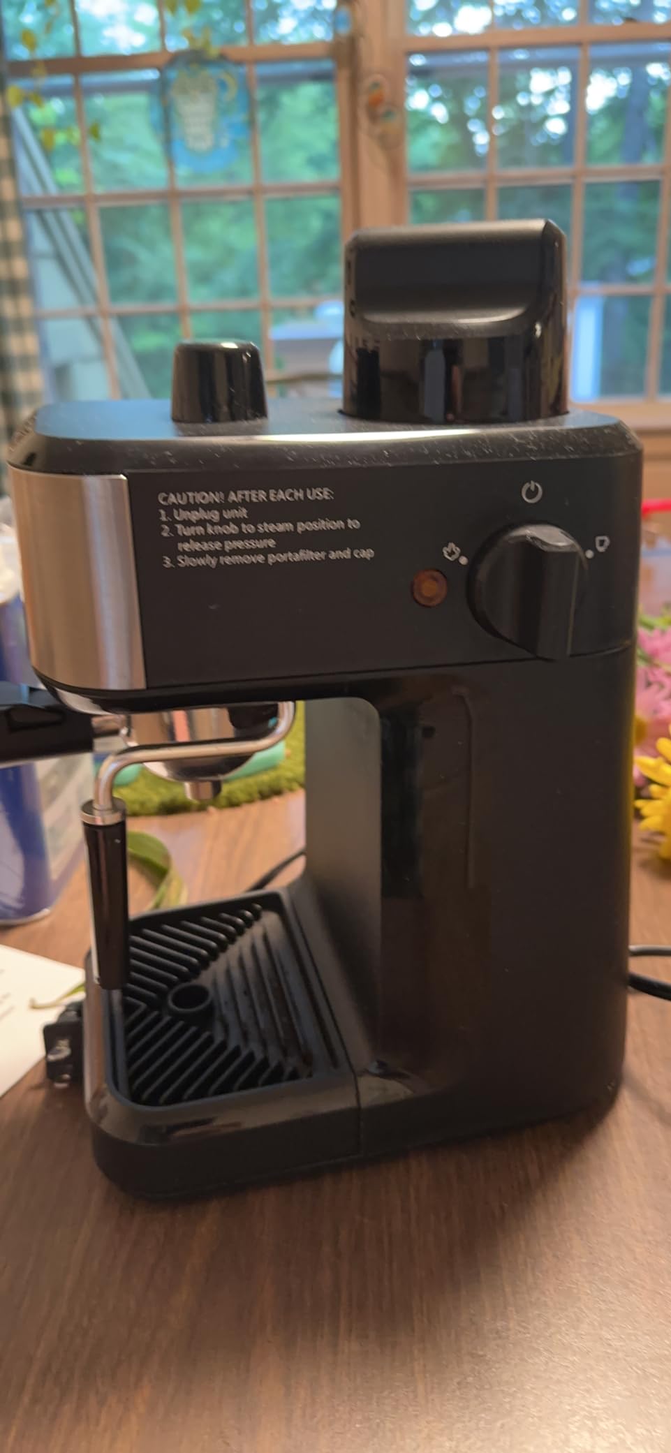 Mr. Coffee 4-Shot Steam Espresso Cappuccino and Latte Maker with Stainless Steel Frothing Pitcher customer photo 2