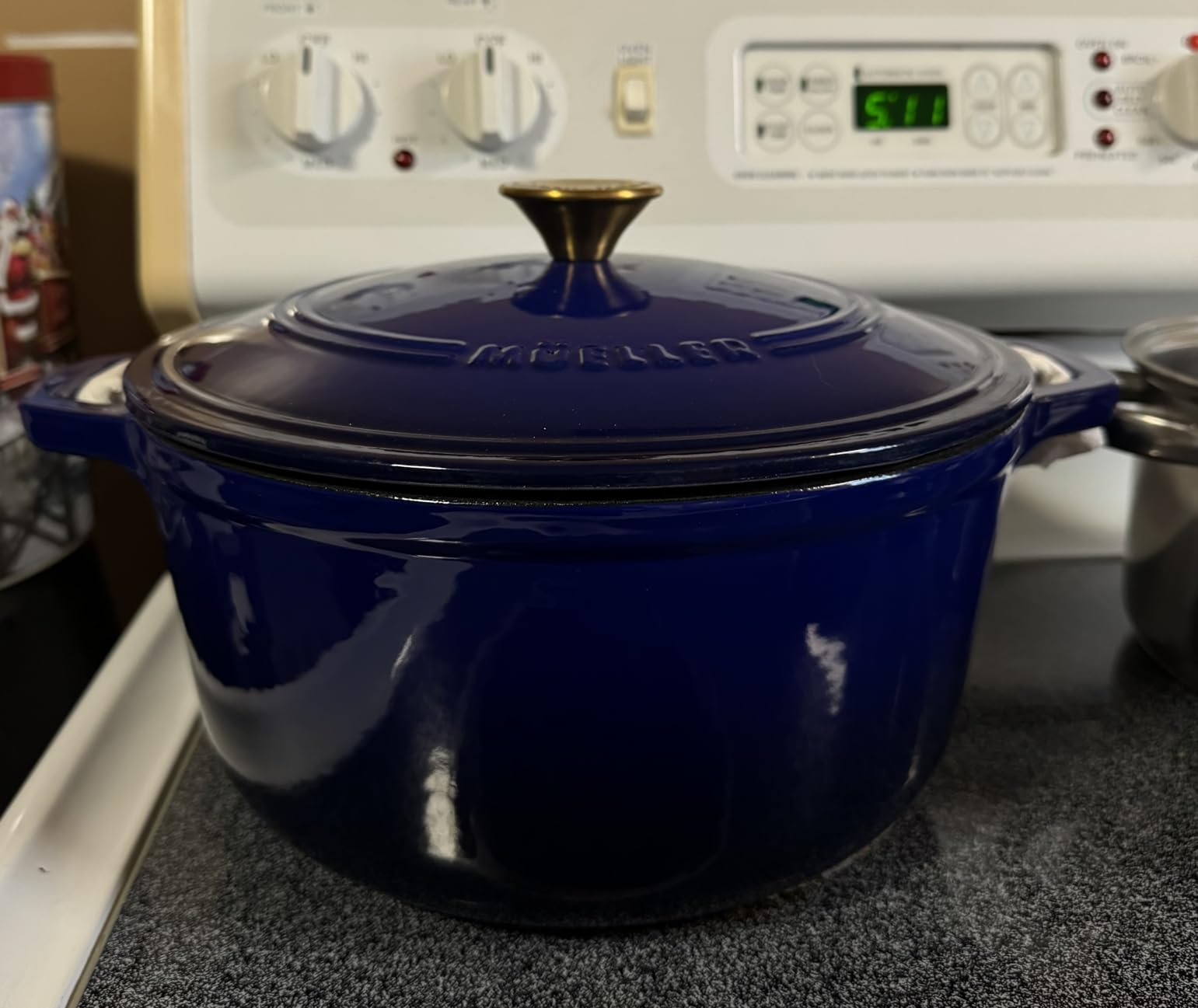 Mueller DuraCast 6 Quart Enameled Cast Iron Dutch Oven Pot with Lid, Emerald customer photo 1