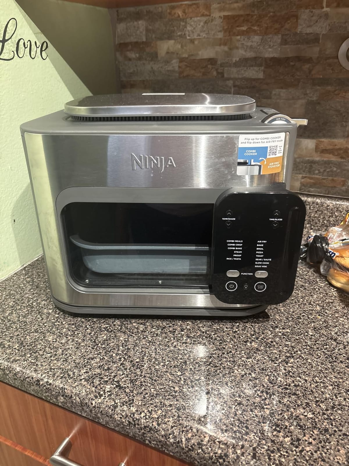 Ninja Combi All-in-One Multicooker & Air Fryer, Stainless Steel, SFP701 | Cooks complete family meals in 15 mins, HyperSteam + Air Fry, 14-in-1, Bake, Roast, Slow Cook & more, 3 accessories included customer photo 2