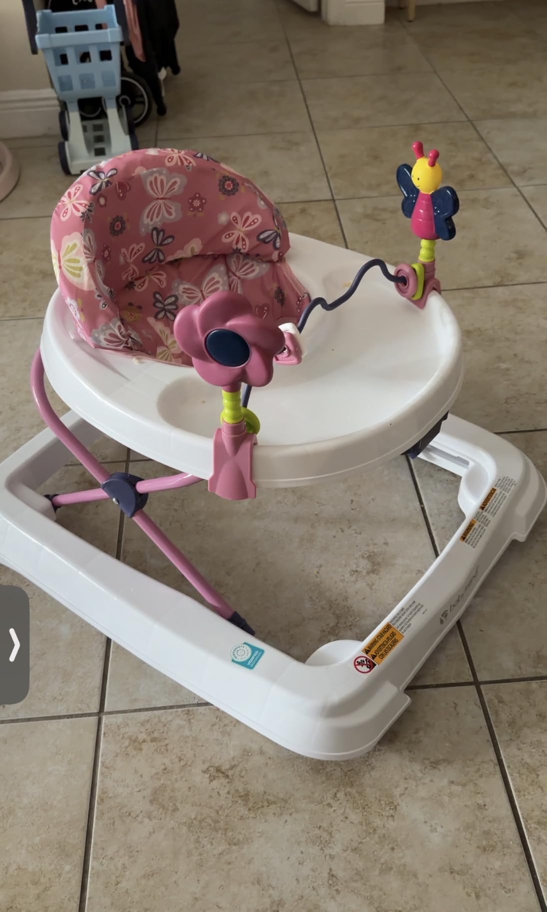 Smart Steps Trend Activity Walker and Entertainer with Removeable Toys, Ages 6 Months +, Space Walk Navy customer photo 1