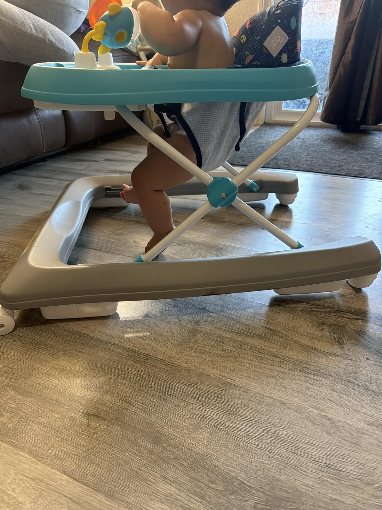 Smart Steps Trend Activity Walker and Entertainer with Removeable Toys, Ages 6 Months +, Space Walk Navy customer photo 2