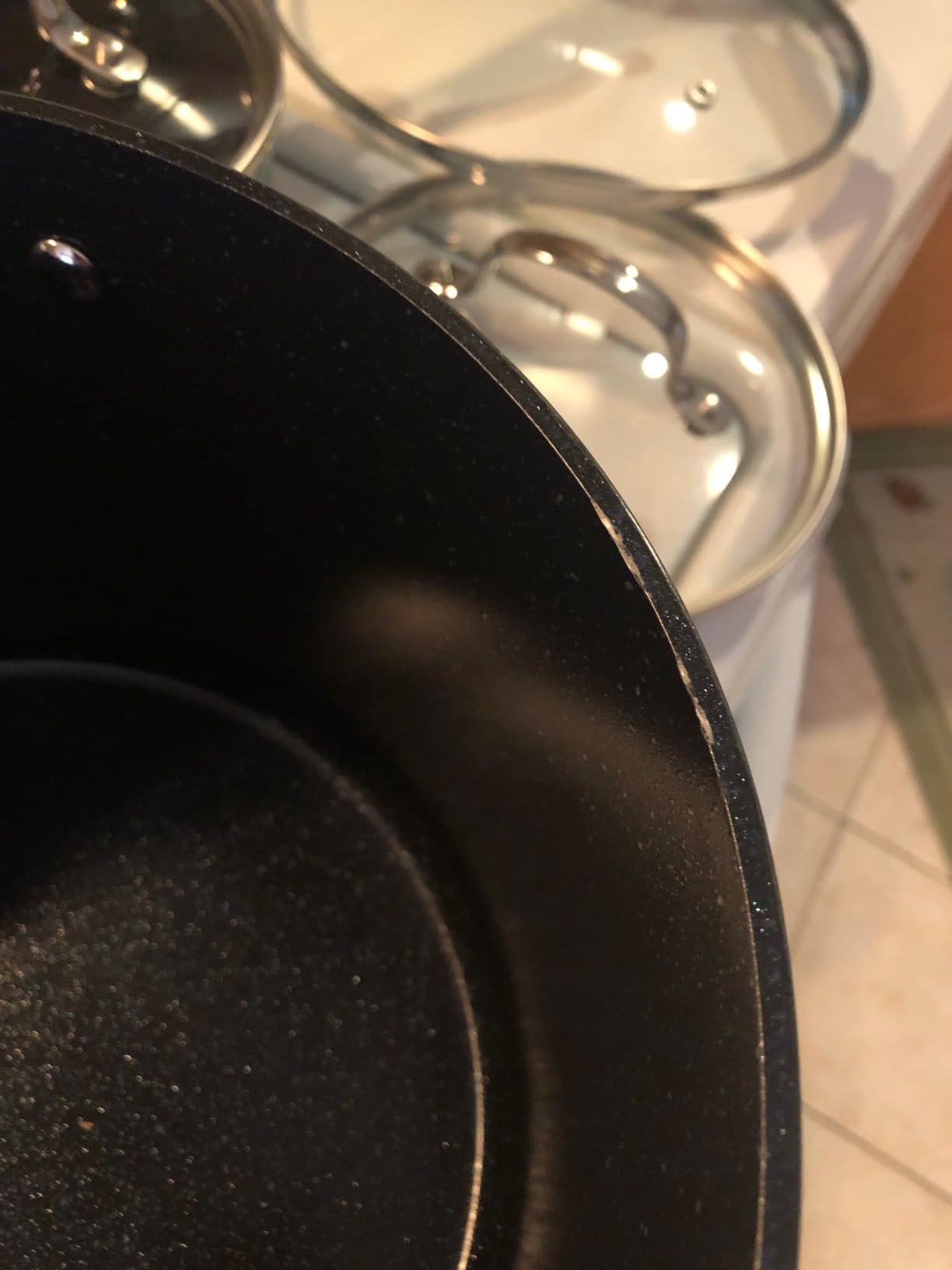 Nuwave Healthy Duralon Blue Ceramic Nonstick Cookware Set, PFAS Free | Scratch-Resistant, Dishwasher & Oven Safe, Induction Ready & Evenly Heats, Tempered Glass Lids & Stay-Cool Handles customer photo 2