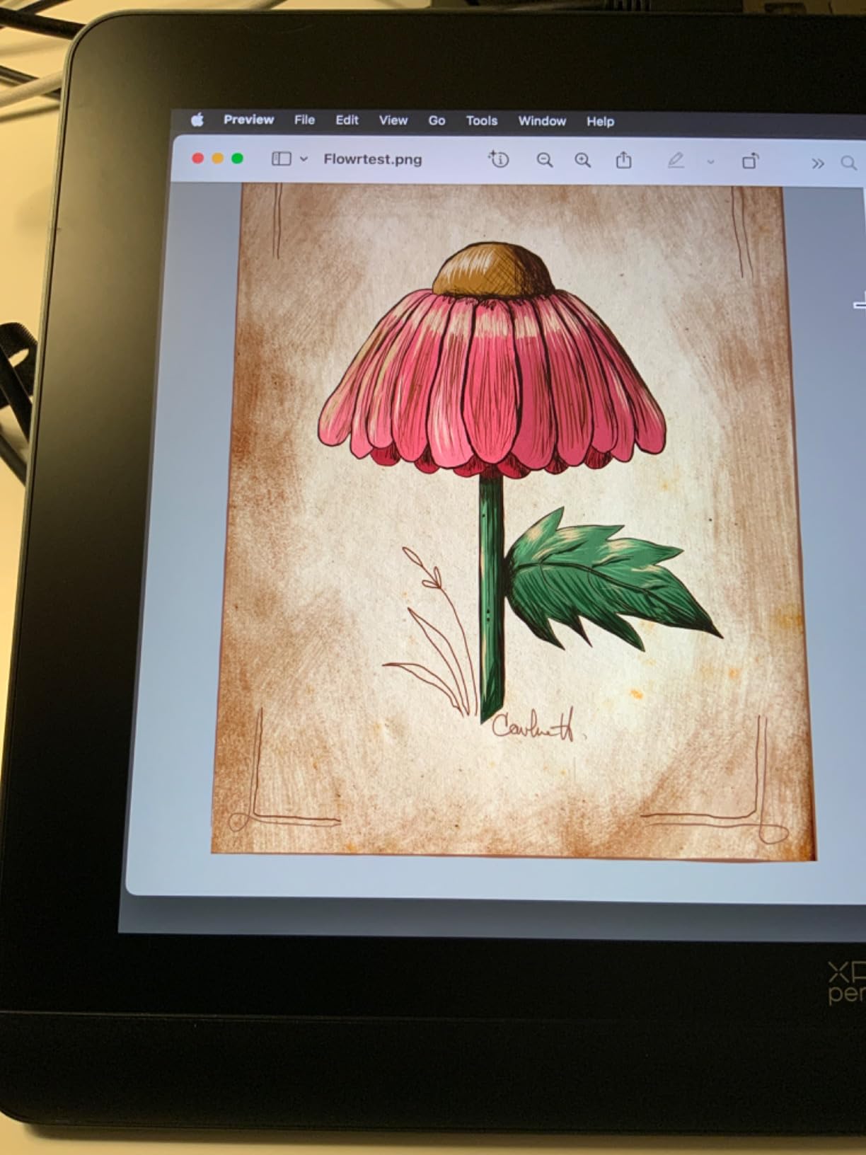 XPPen Artist Pro 16 Gen2 2.5K 16 inch QHD Drawing Tablet with Full Laminated Anti-Glare Screen, 16384 Pressure Levels, X3 Pro Battery-Free Stylus, 159% sRGB, Mini Keydial customer photo 2