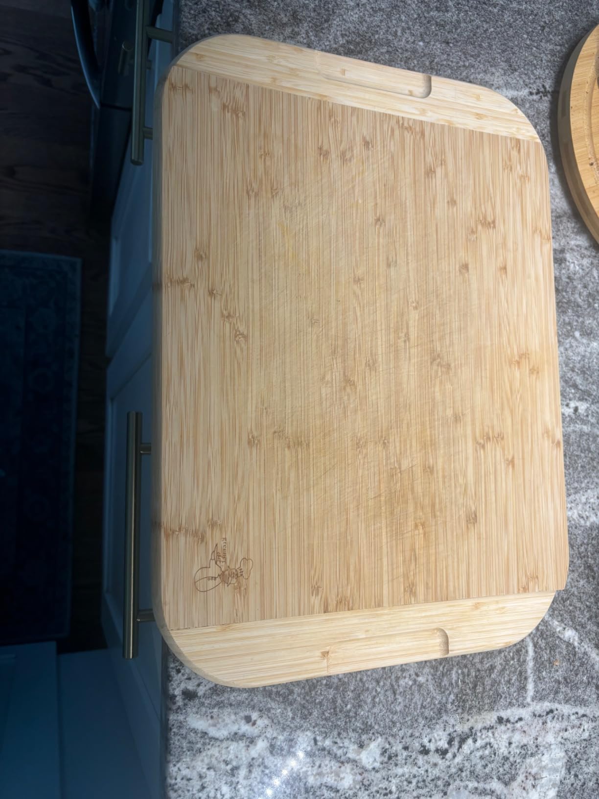 HUGE Organic Bamboo Extra Large Carving Board with Lifetime Replacements - 2XL Meat Cutting Board and Wooden Butcher Block with Pour Spout, Turkey Platter for Christmas Holiday Essentials customer photo 1