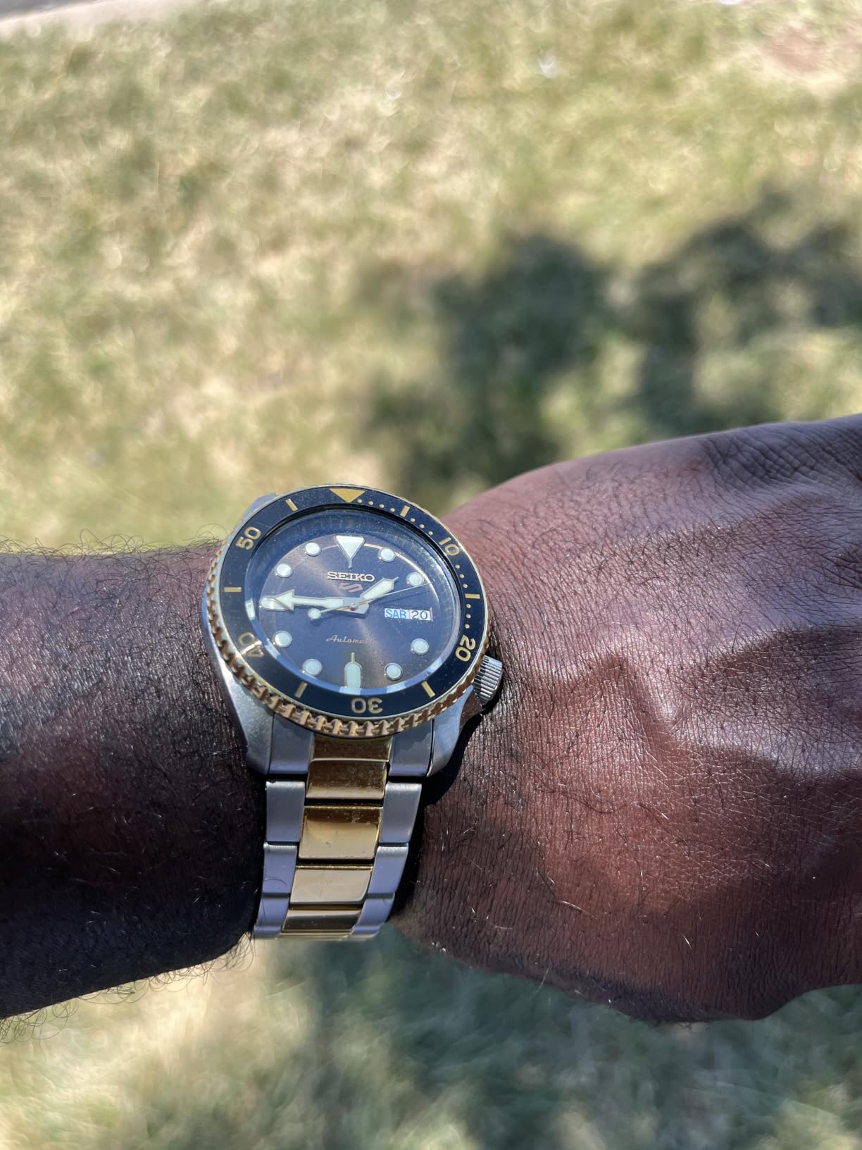SRPK22, Men Sport, GMT, Mechanical, Automatic, Stainless, Two Tone, Charcoal Dial, 100m WR customer photo 1