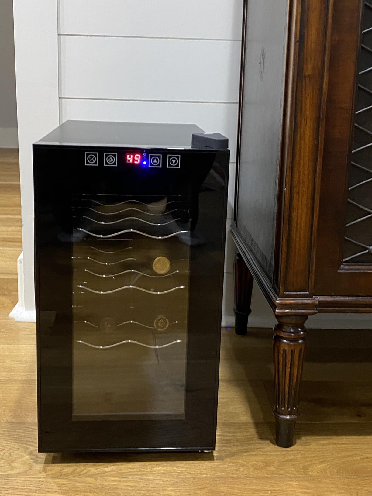 FoMup Wine Fridge Freestanding,173 Bottles 24 Inch Wine Cooler Refrigerator, Tall Wine Fridge with Compressor Low Noise Fast Cooling, Wine Cellar with Upgraded Door Handle Sliding Rail Shelves customer photo 2