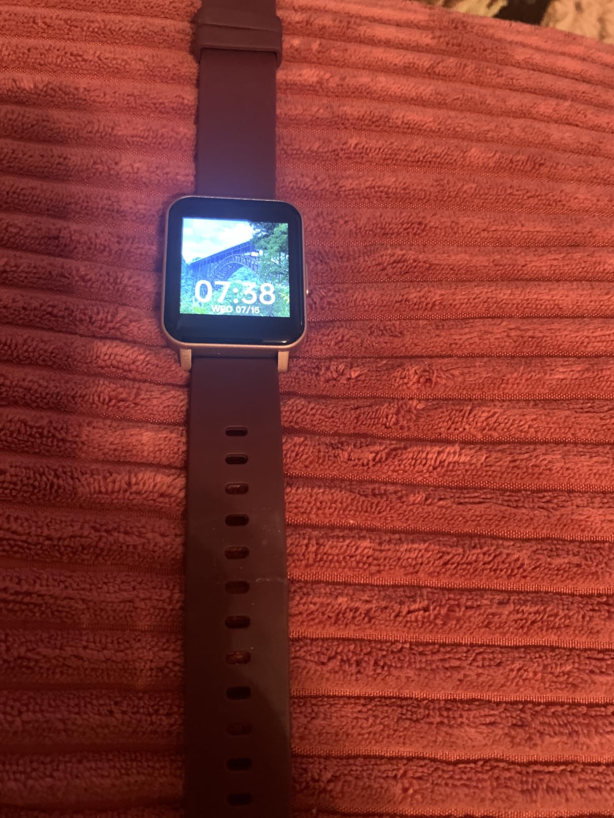 Fitness Tracker Watch with Heart Rate, Activity Tracker, Pedometer Watch | Step Counter, Heart Rate Monitor, Sleep Monitor, Alarm Clock, Stopwatch, Fitness Tracker, IP68 Waterproof Smart Watches customer photo 1